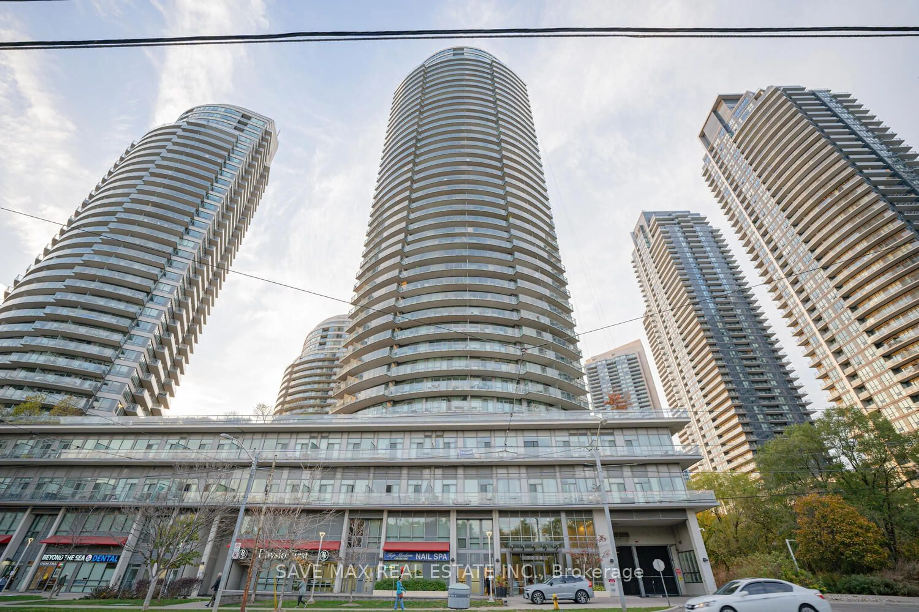 A pic from exterior of the house or condo, the street view for 2230 Lake Shore Blvd #4202, Toronto Ontario M8V 0B2