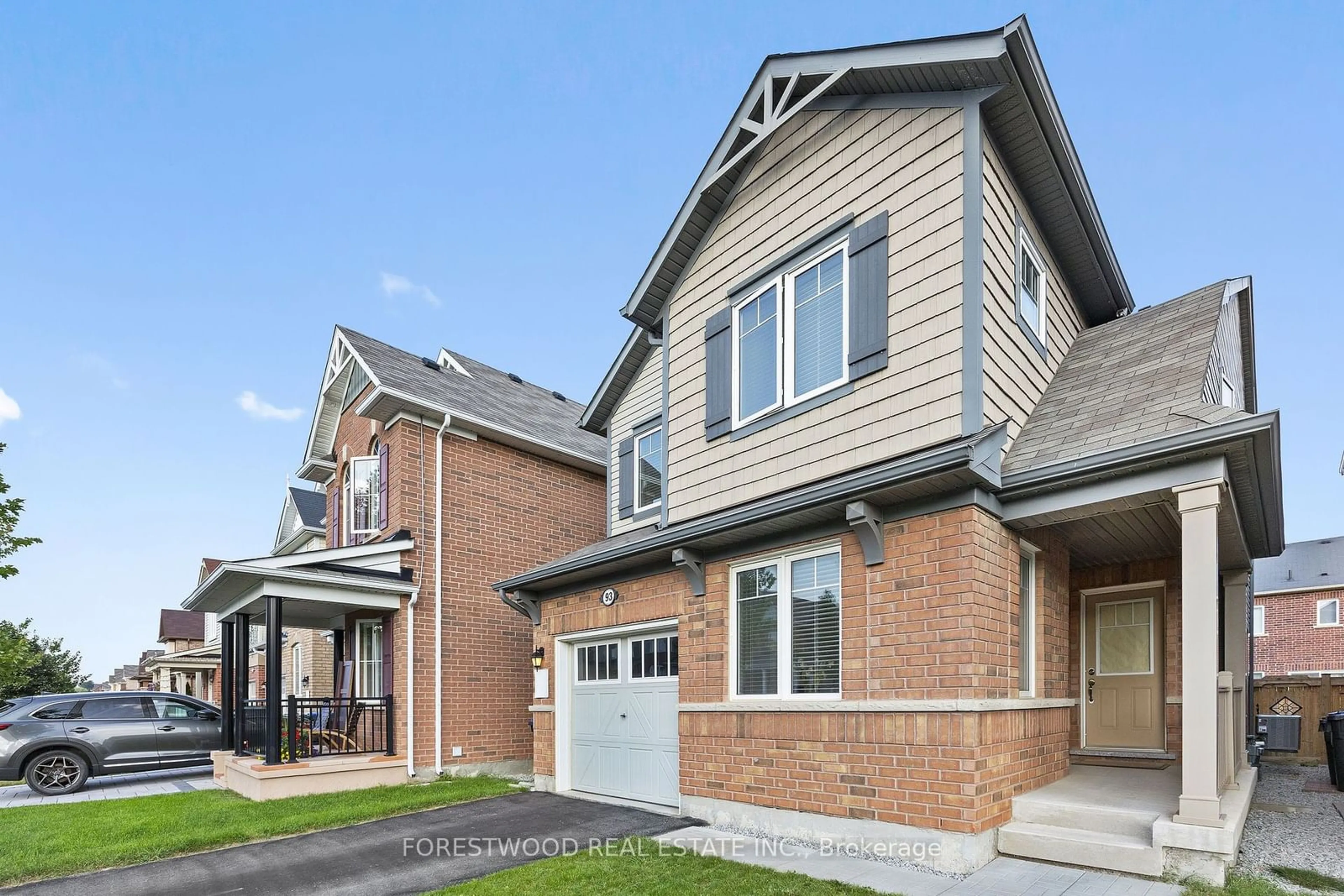 Home with brick exterior material for 93 Enford Cres, Brampton Ontario L7A 0G1