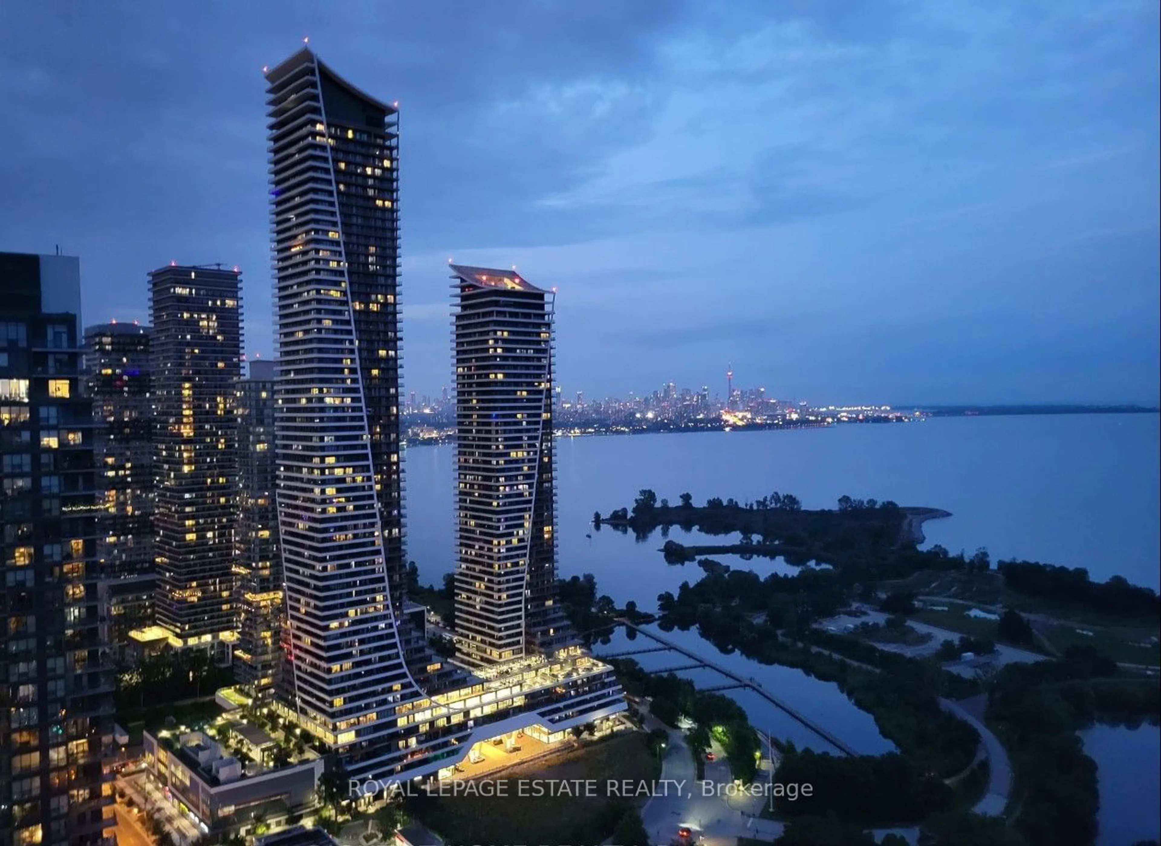 A pic from exterior of the house or condo, the view of city buildings for 30 Shore Breeze Dr #1123, Toronto Ontario M8V 0J1