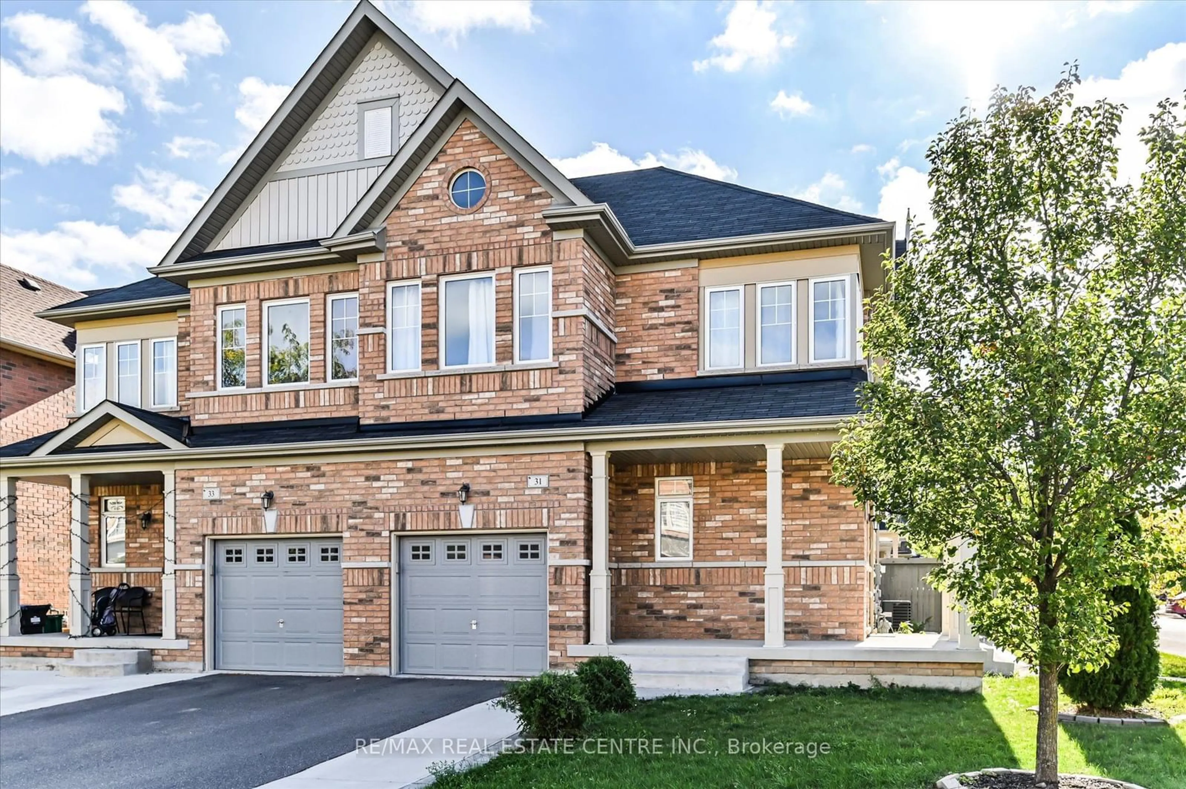 Home with brick exterior material for 31 Divinity Circ, Brampton Ontario L7A 3Y3