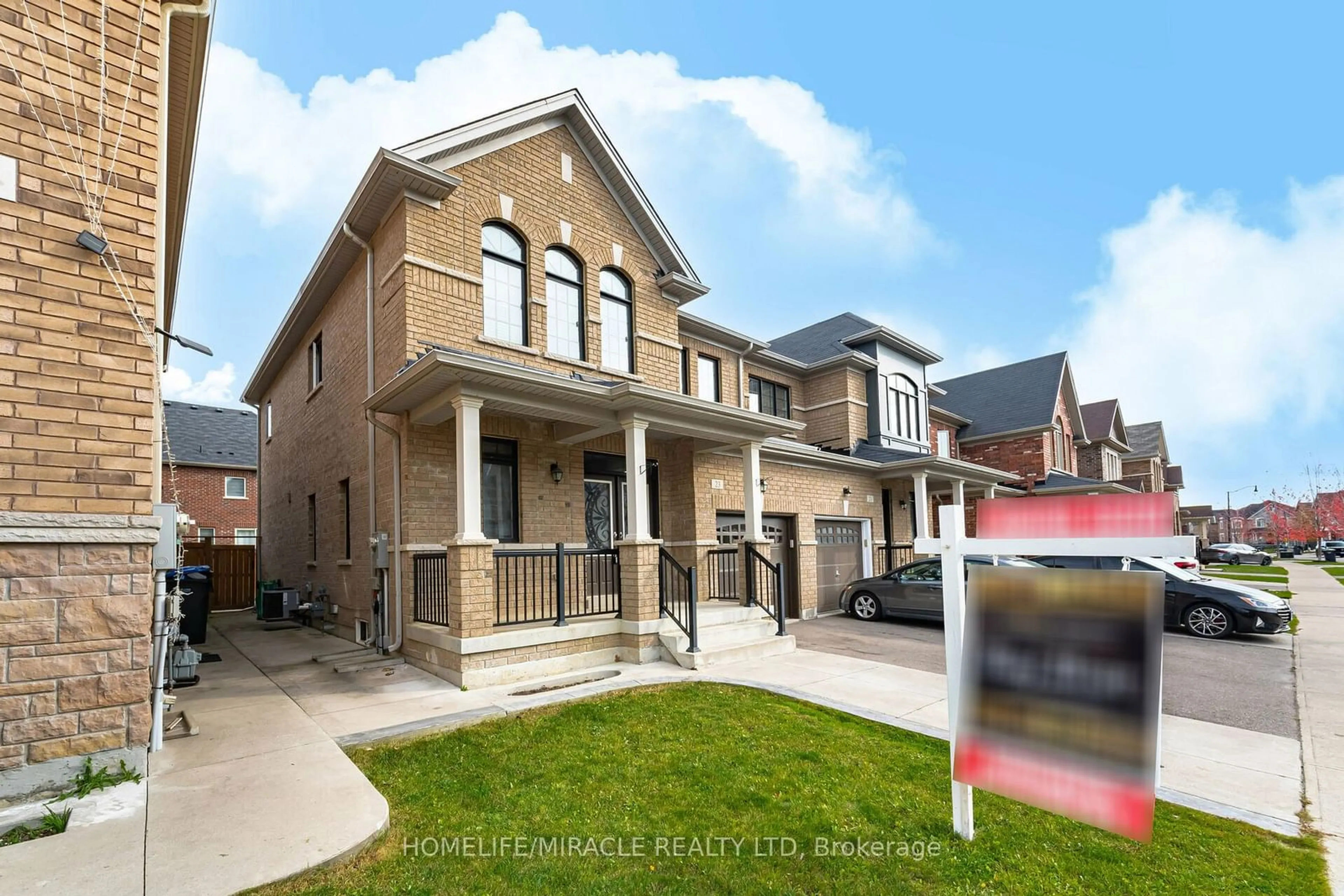 Home with brick exterior material for 23 Fringetree Rd, Brampton Ontario L6R 3W7