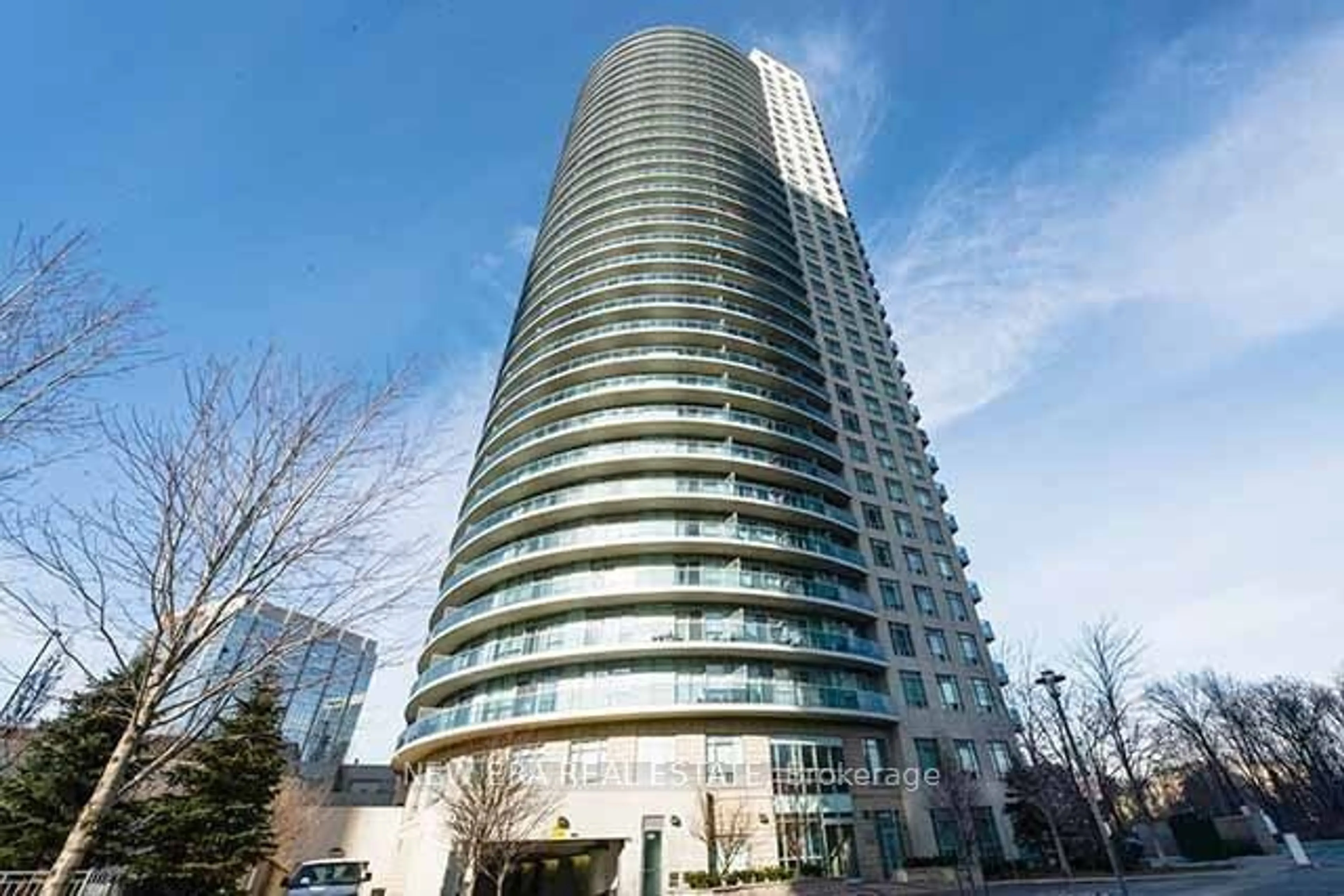 A pic from exterior of the house or condo, the front or back of building for 80 Absolute Ave #2002, Mississauga Ontario L4Z 0A2