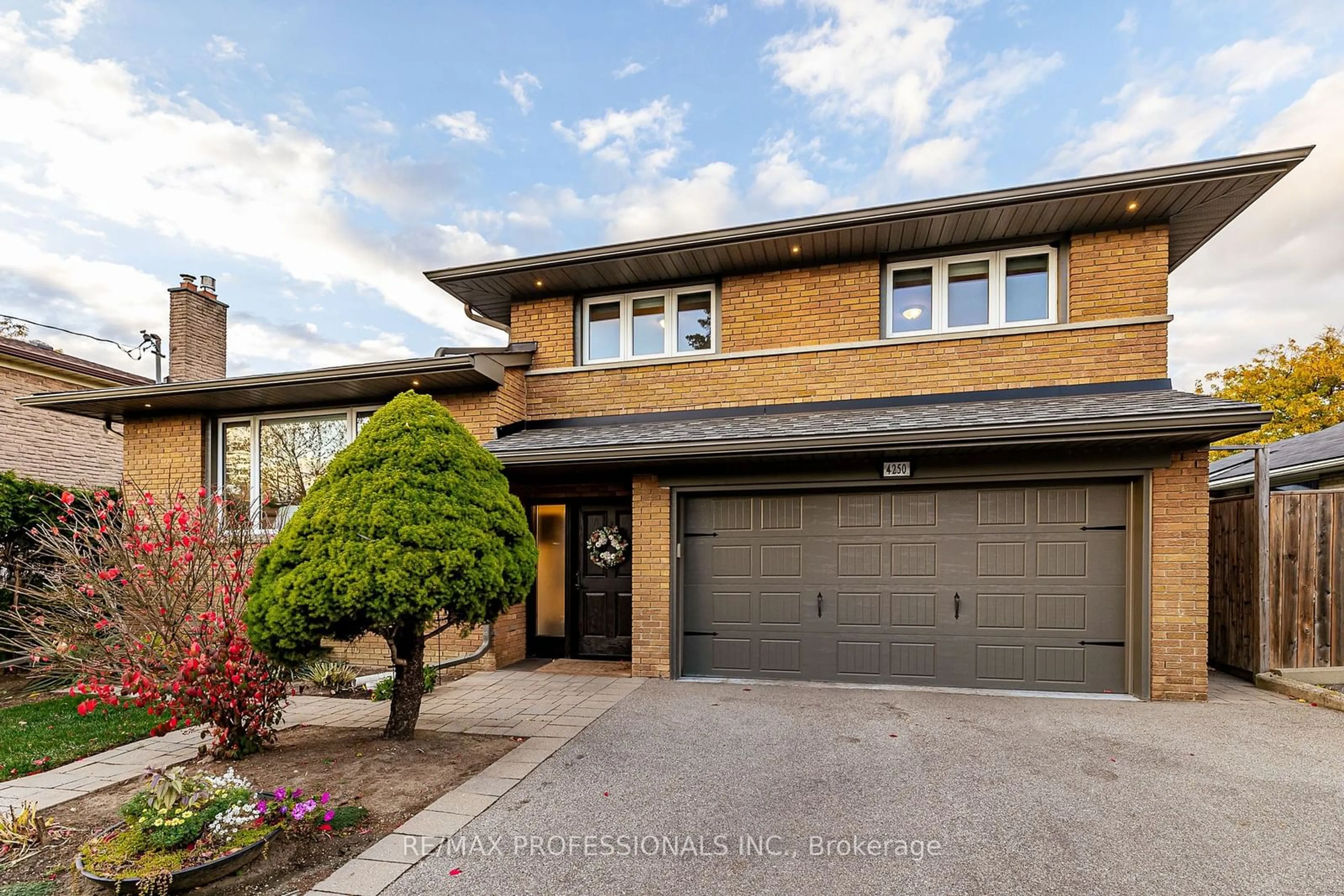 Frontside or backside of a home, the street view for 4250 Bloor St, Toronto Ontario M9C 1Z7