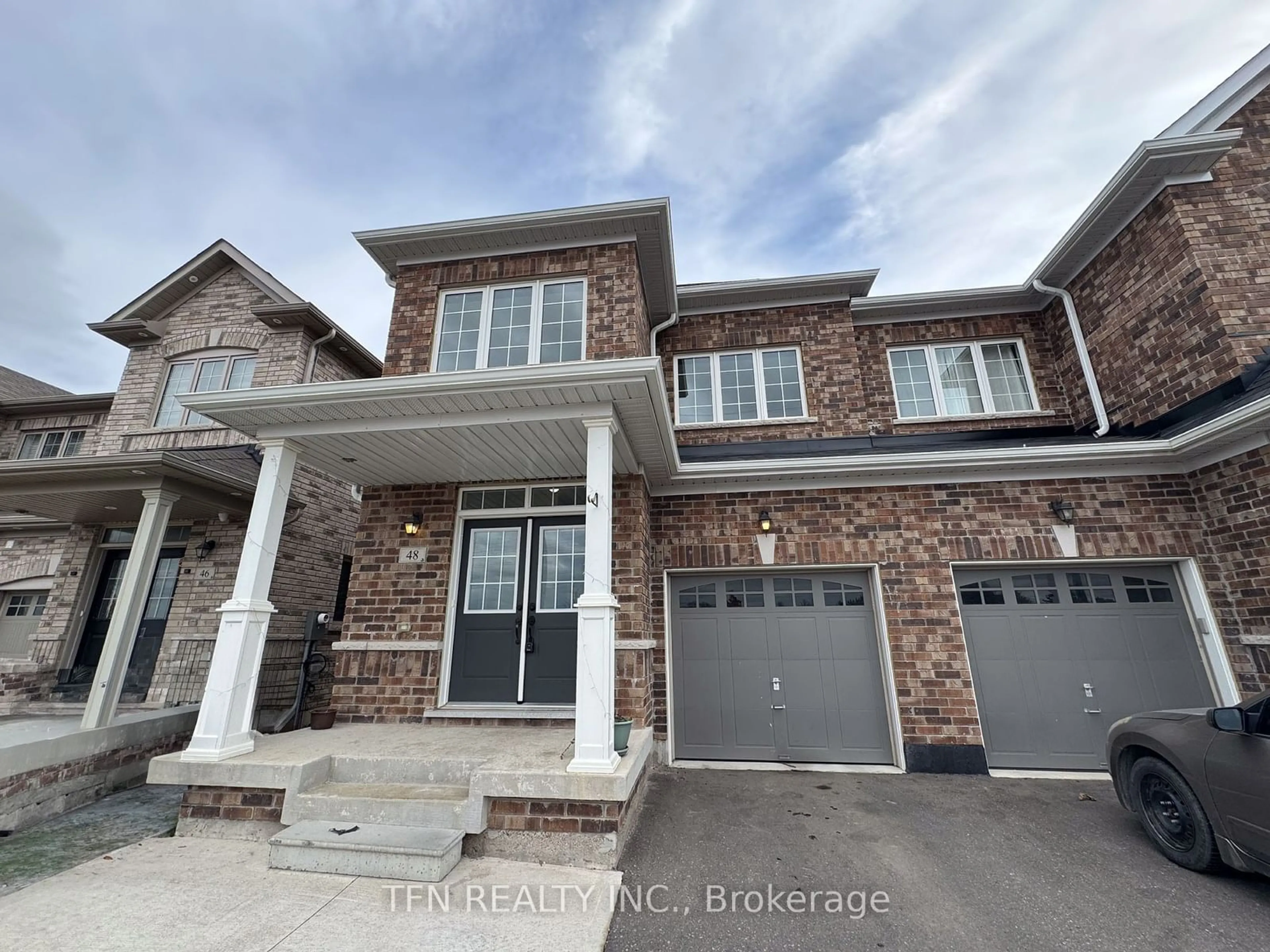 Frontside or backside of a home, the street view for 48 Boathouse Rd, Brampton Ontario L7A 5B7