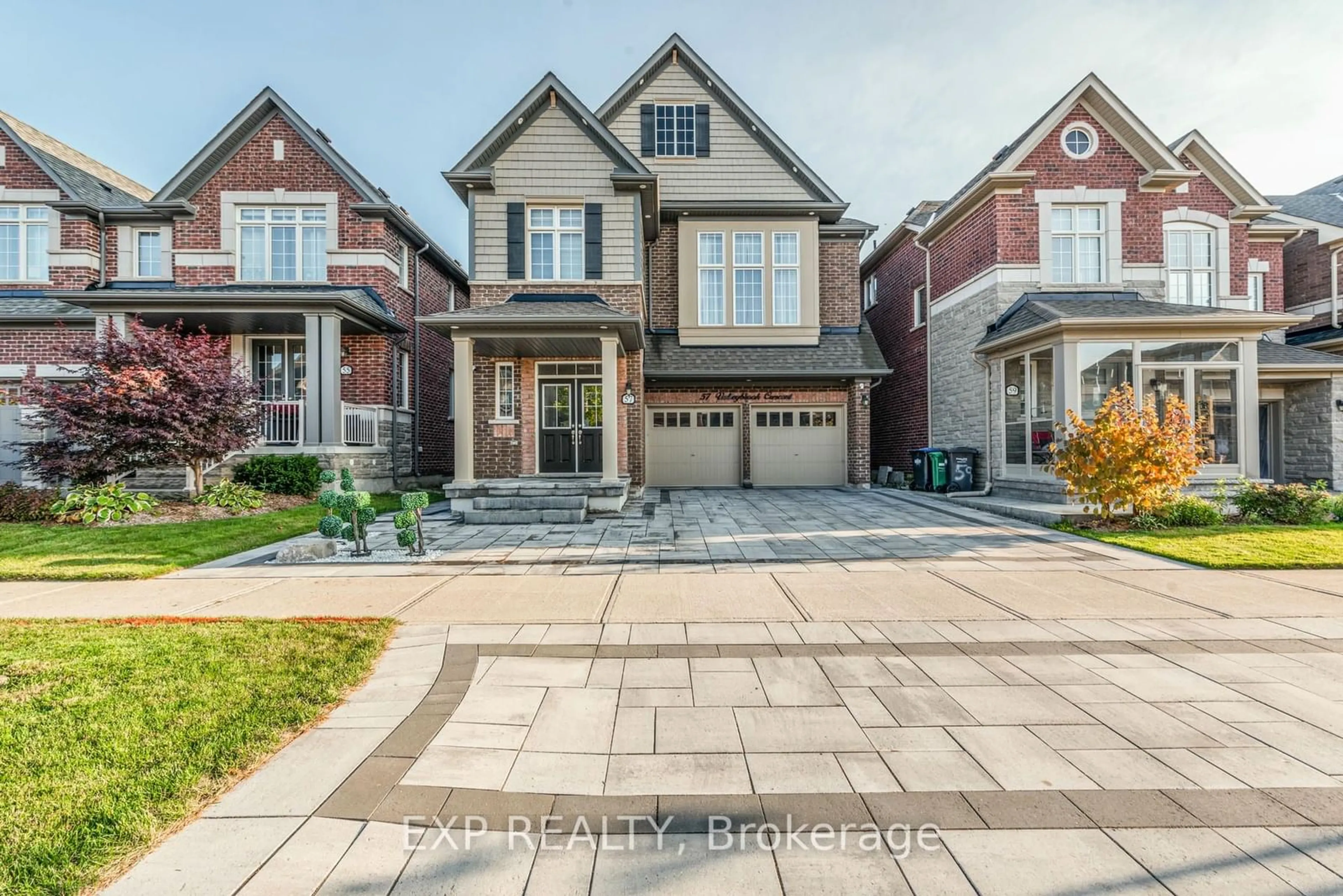 Home with brick exterior material for 57 Valleybrook Cres, Caledon Ontario L7C 4C5