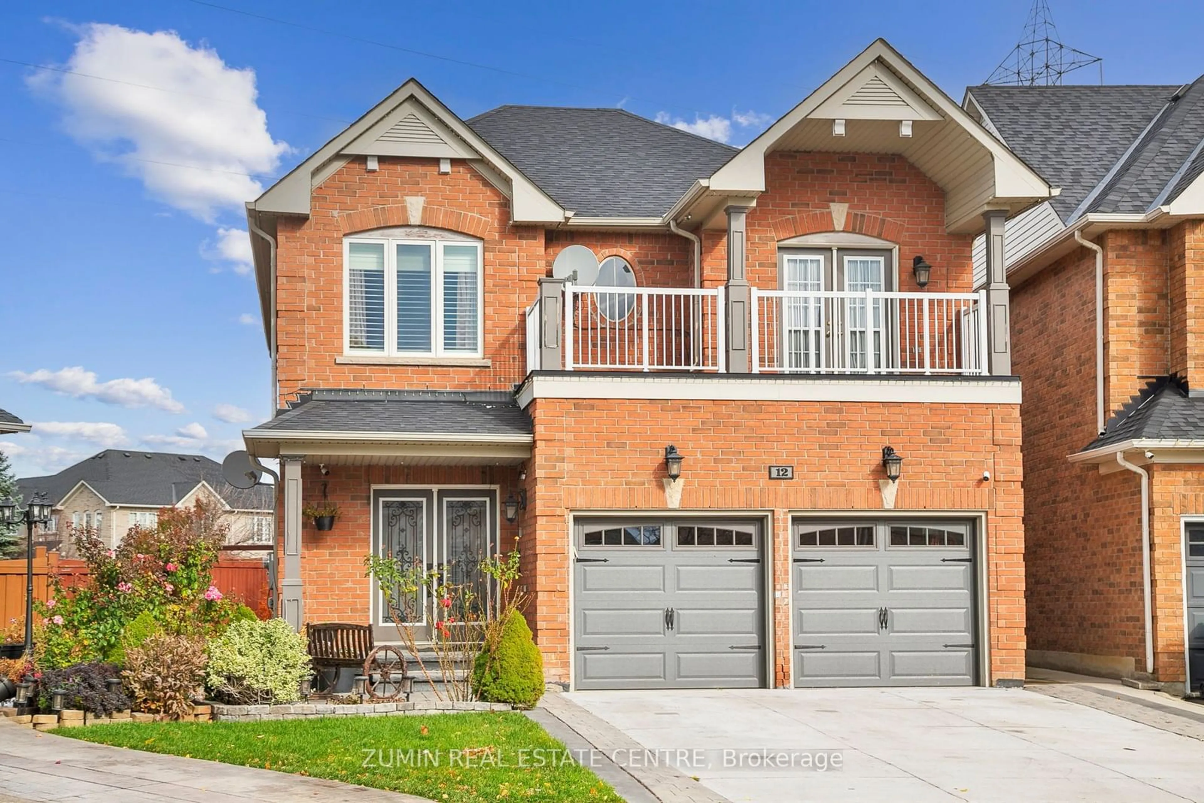 Home with brick exterior material for 12 Tatra Cres, Brampton Ontario L6Y 0K5