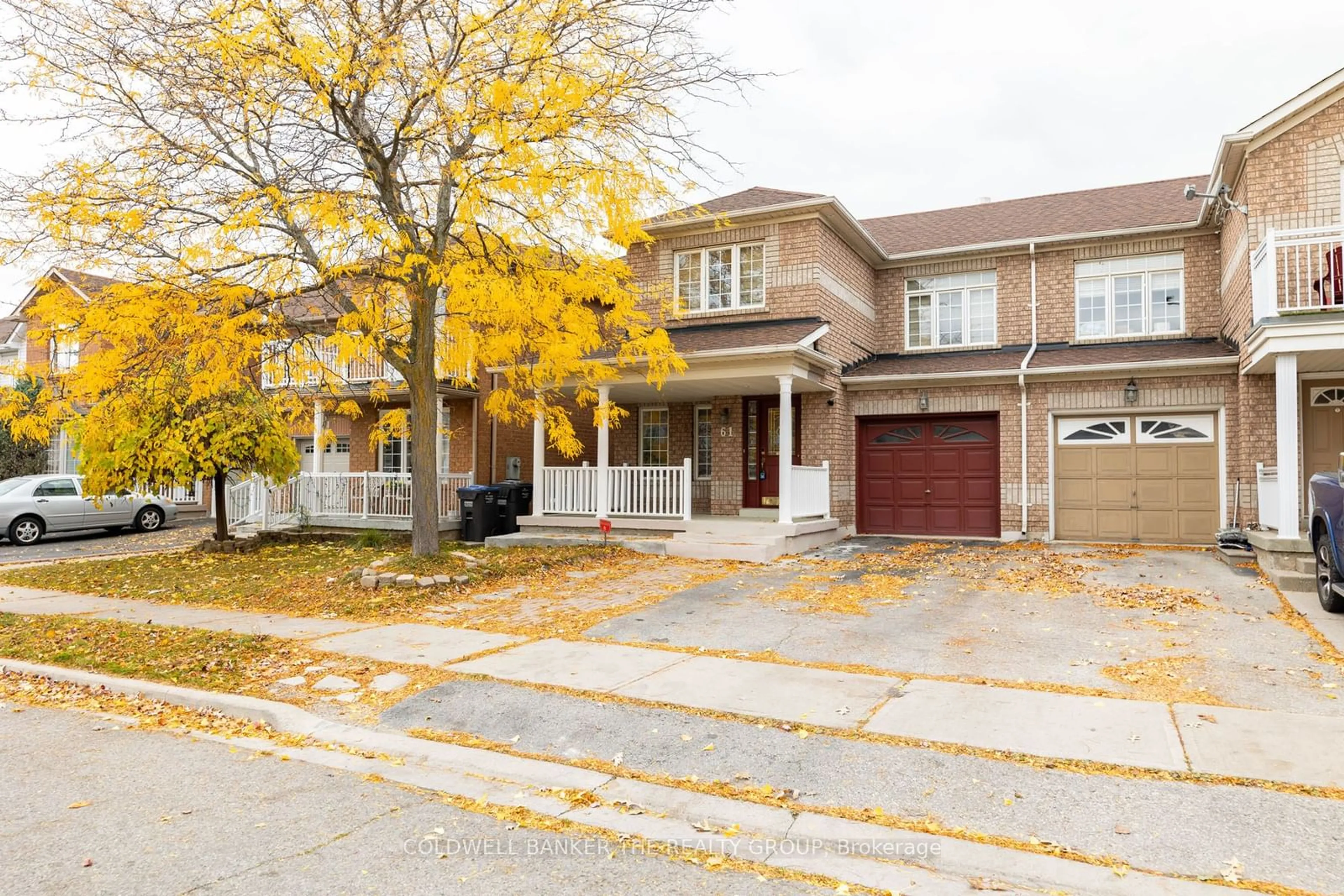 A pic from exterior of the house or condo, the street view for 61 Seaside Circ, Brampton Ontario L6R 2G8