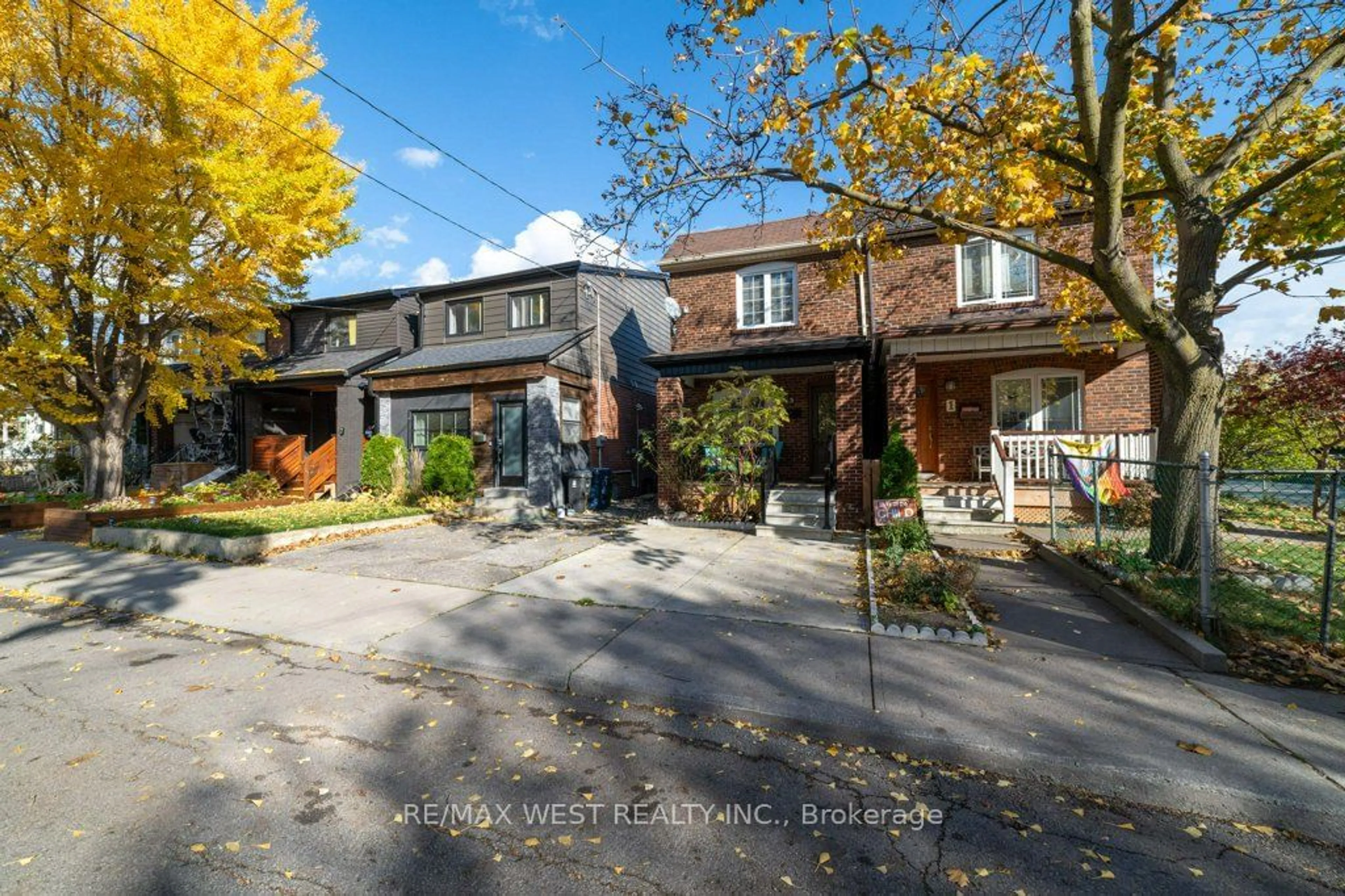 Frontside or backside of a home, the street view for 3 Chambers Ave, Toronto Ontario M6N 3L8