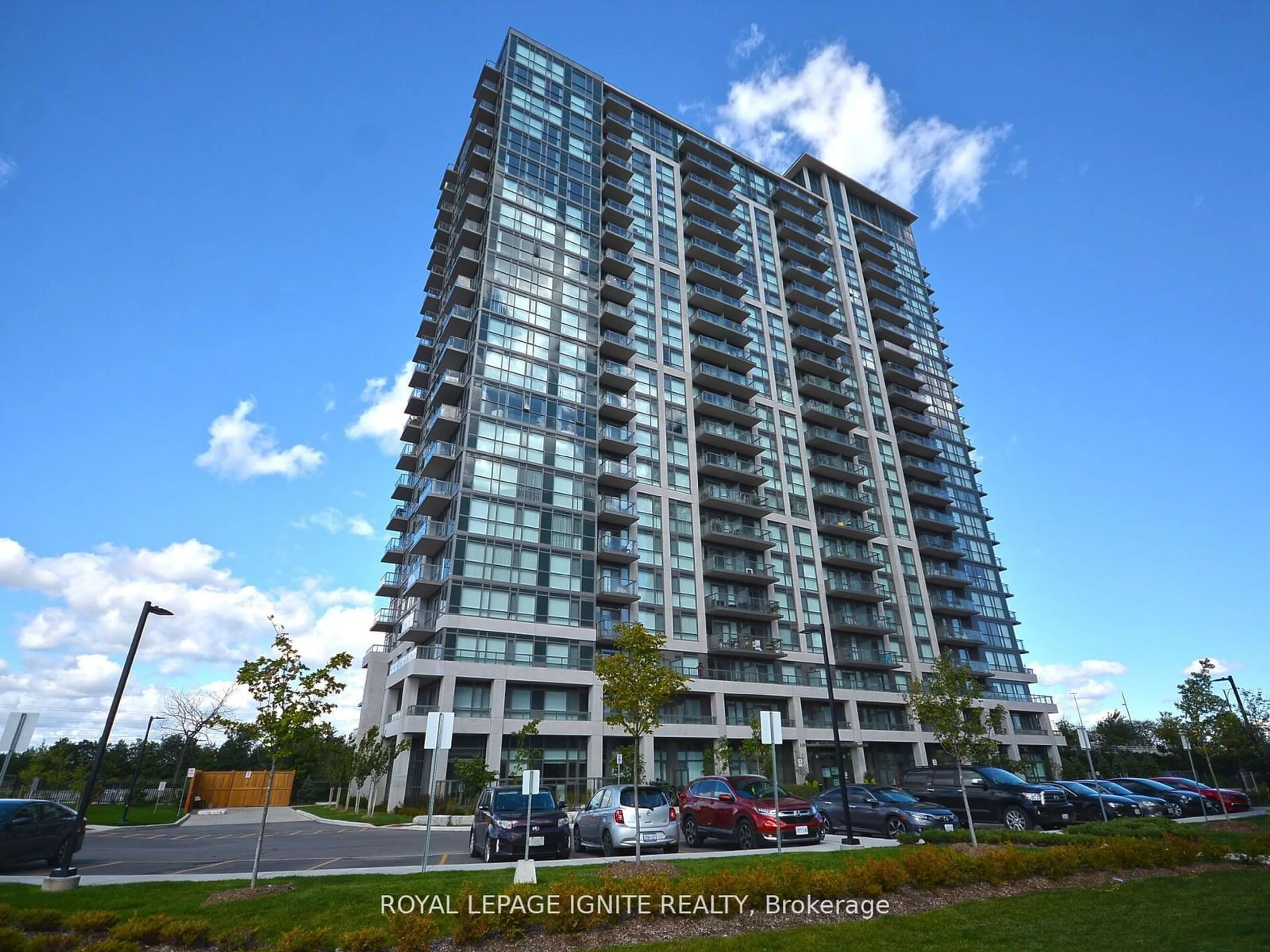 A pic from exterior of the house or condo, the front or back of building for 349 Rathburn Rd #Ph208, Mississauga Ontario L5B 0G9