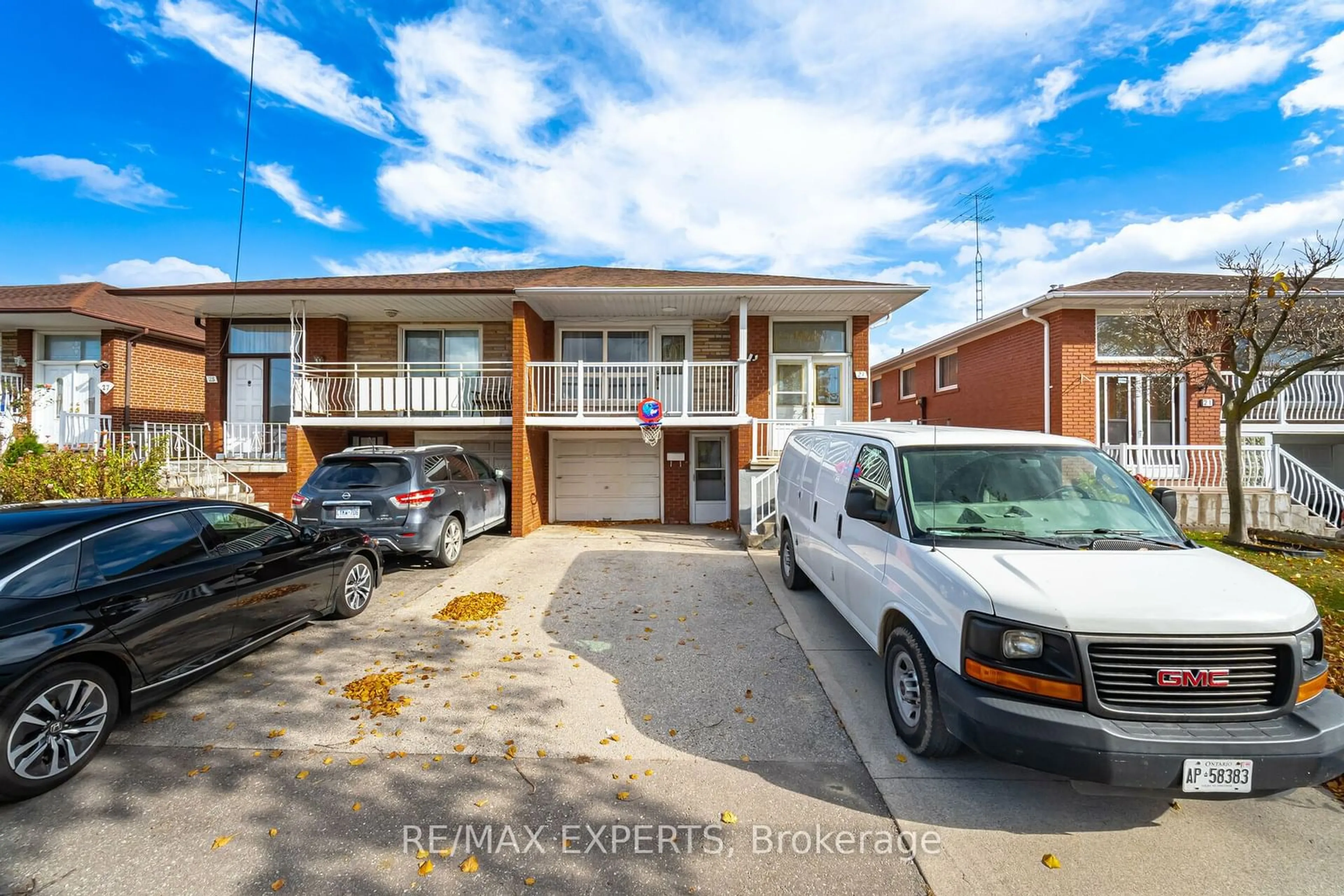 A pic from exterior of the house or condo, the street view for 23 Benrubin Dr, Toronto Ontario M9L 2H3