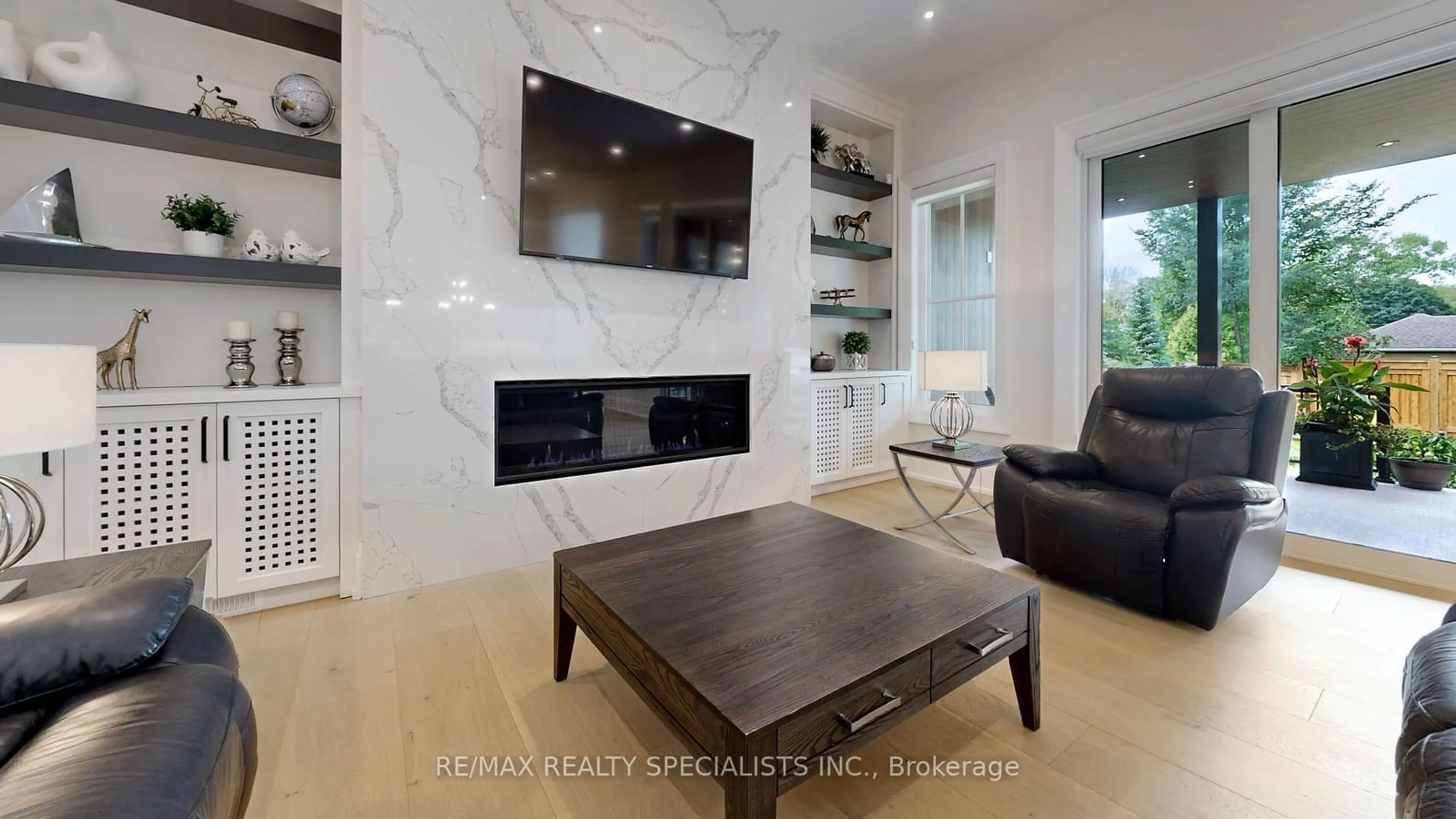 Media room, wood floors for 212 Southview Rd, Oakville Ontario L6K 2P4