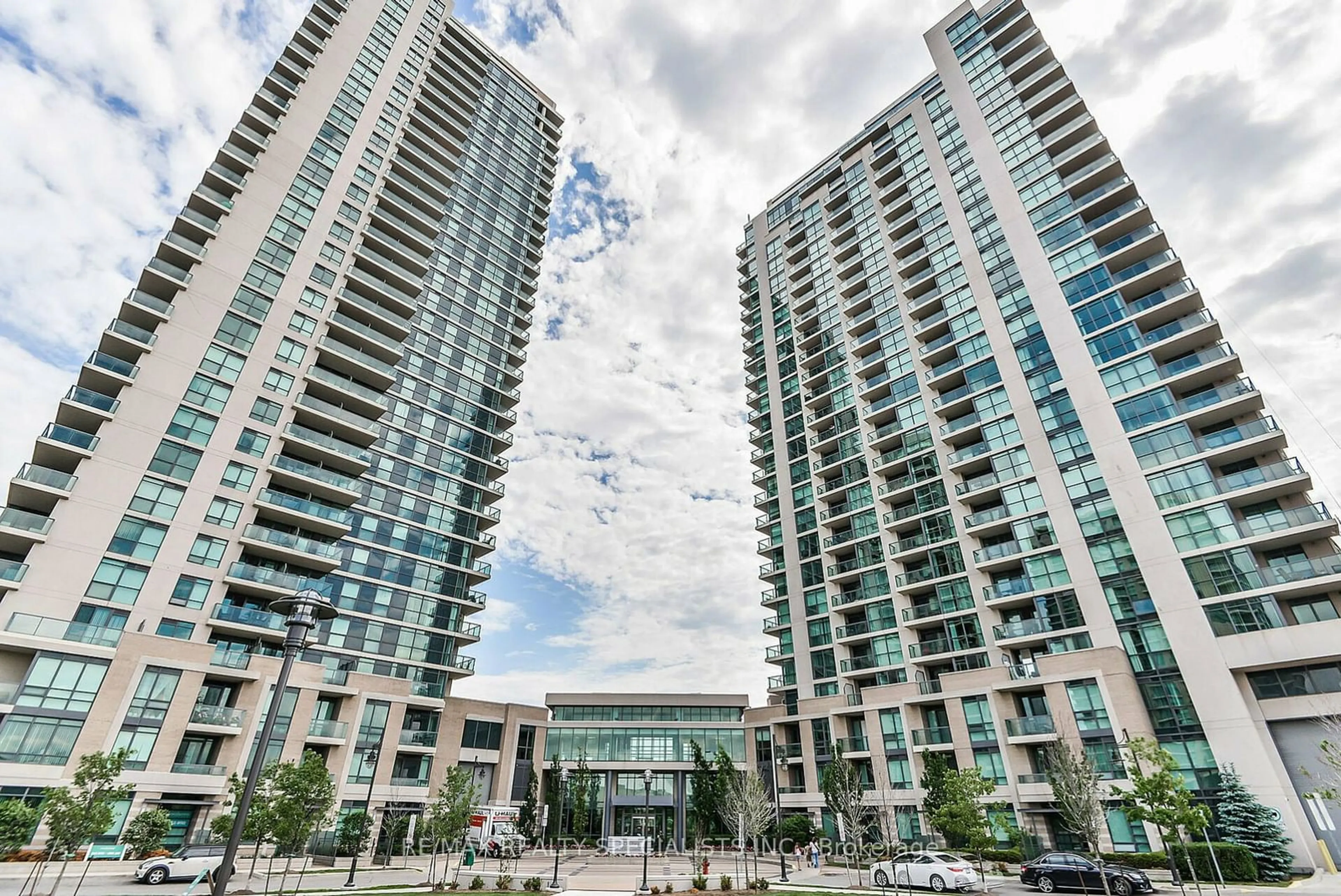 A pic from exterior of the house or condo, the front or back of building for 235 Sherway Gardens Rd #1609, Toronto Ontario M9C 0A2