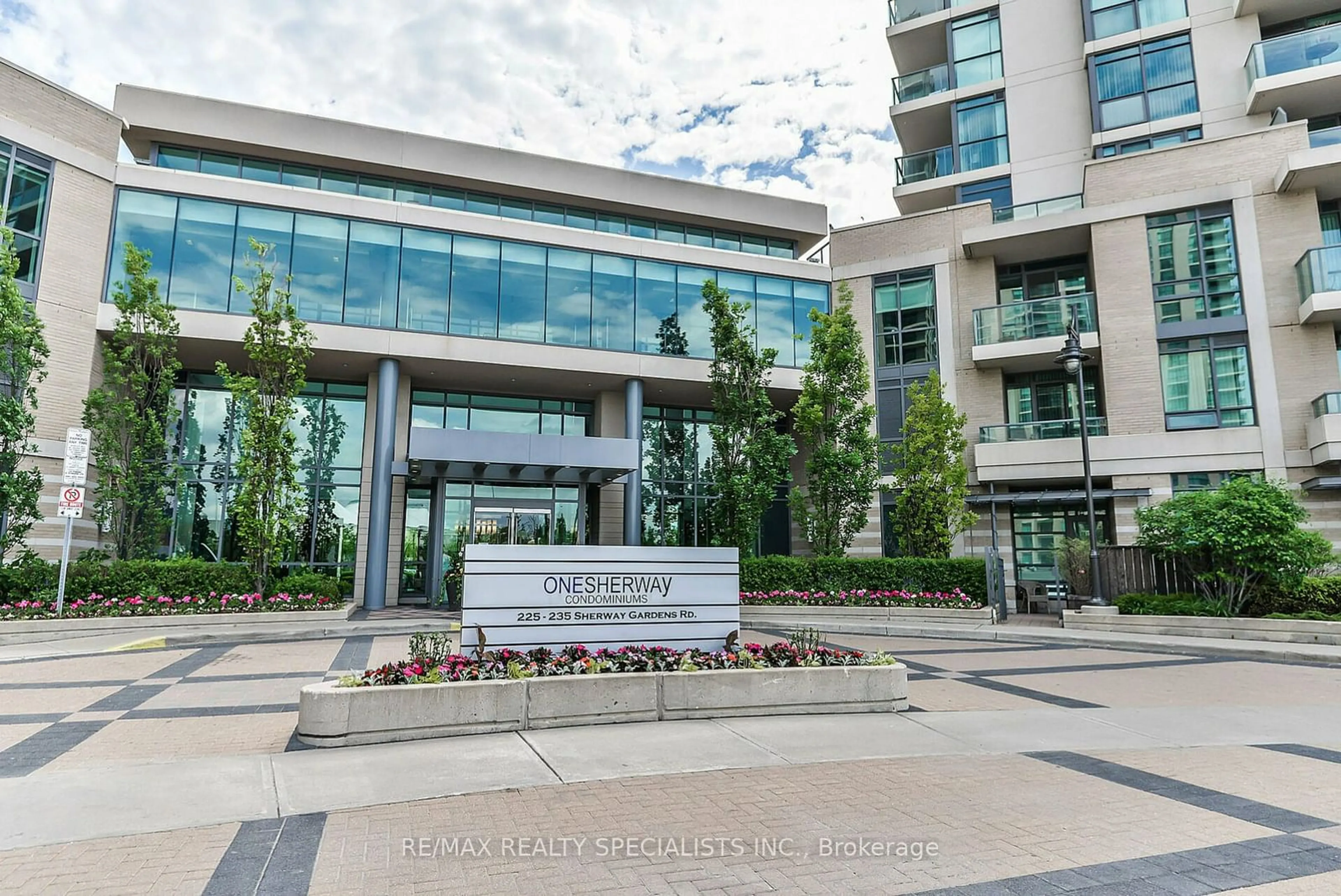 A pic from exterior of the house or condo, the front or back of building for 235 Sherway Gardens Rd #1609, Toronto Ontario M9C 0A2