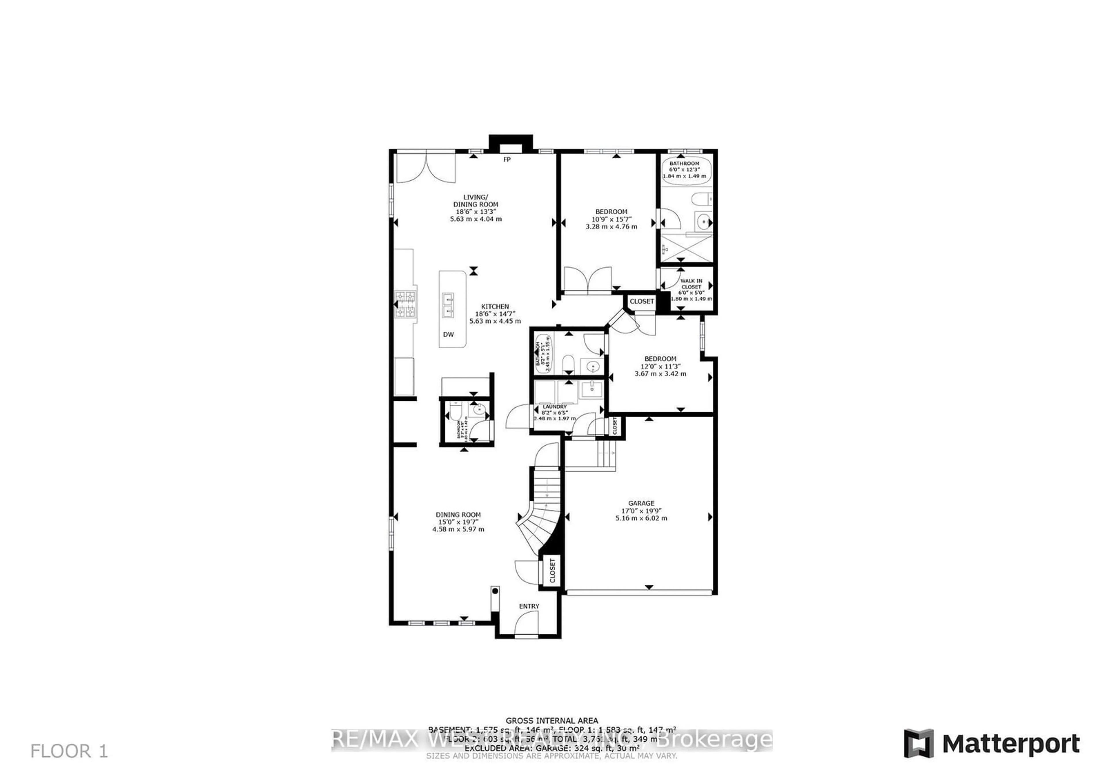 Floor plan for 29 NorthWest Crt, Halton Hills Ontario L7G 0K8