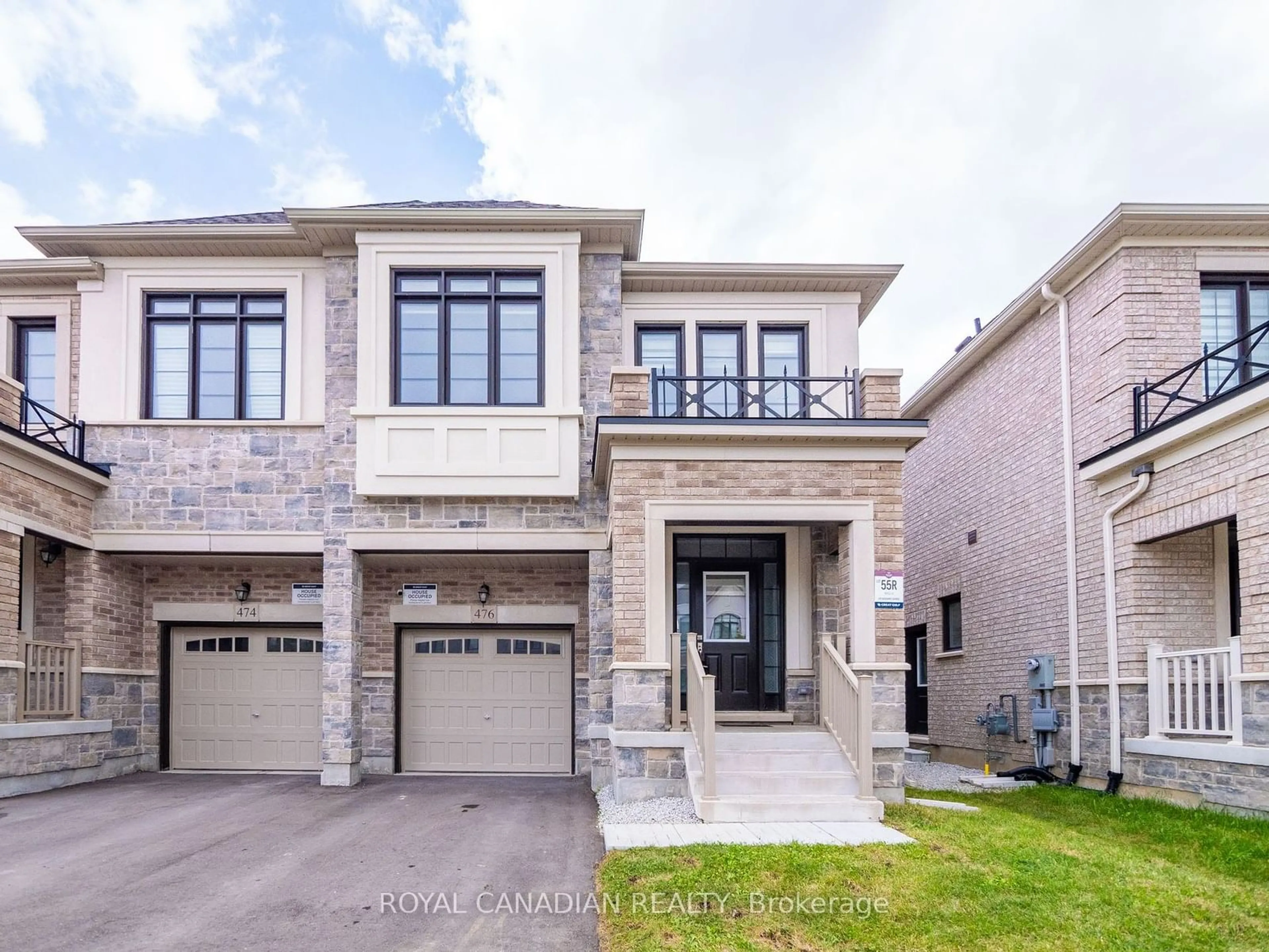 Frontside or backside of a home, the street view for 476 Bergamot Ave, Milton Ontario L9E 1T8