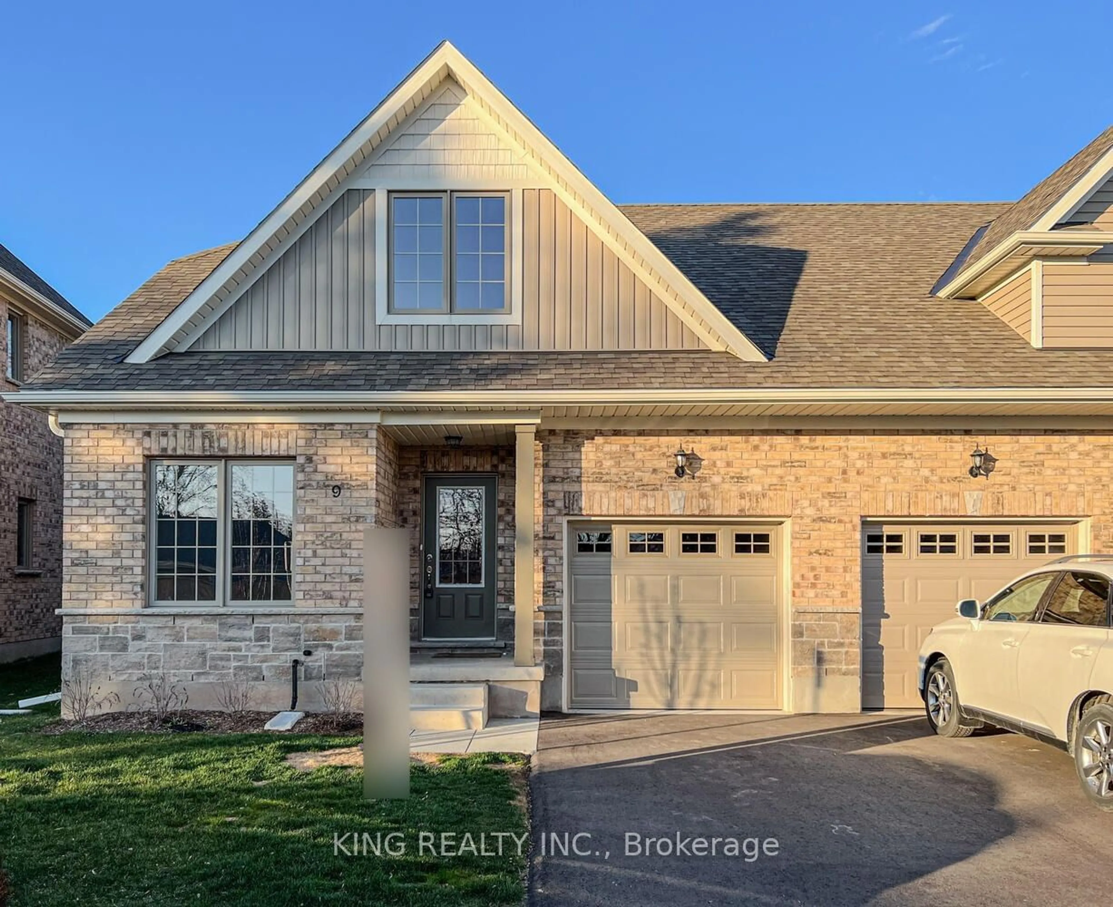 Home with brick exterior material for 9 Braida Lane #5, Halton Hills Ontario L7J 1P9