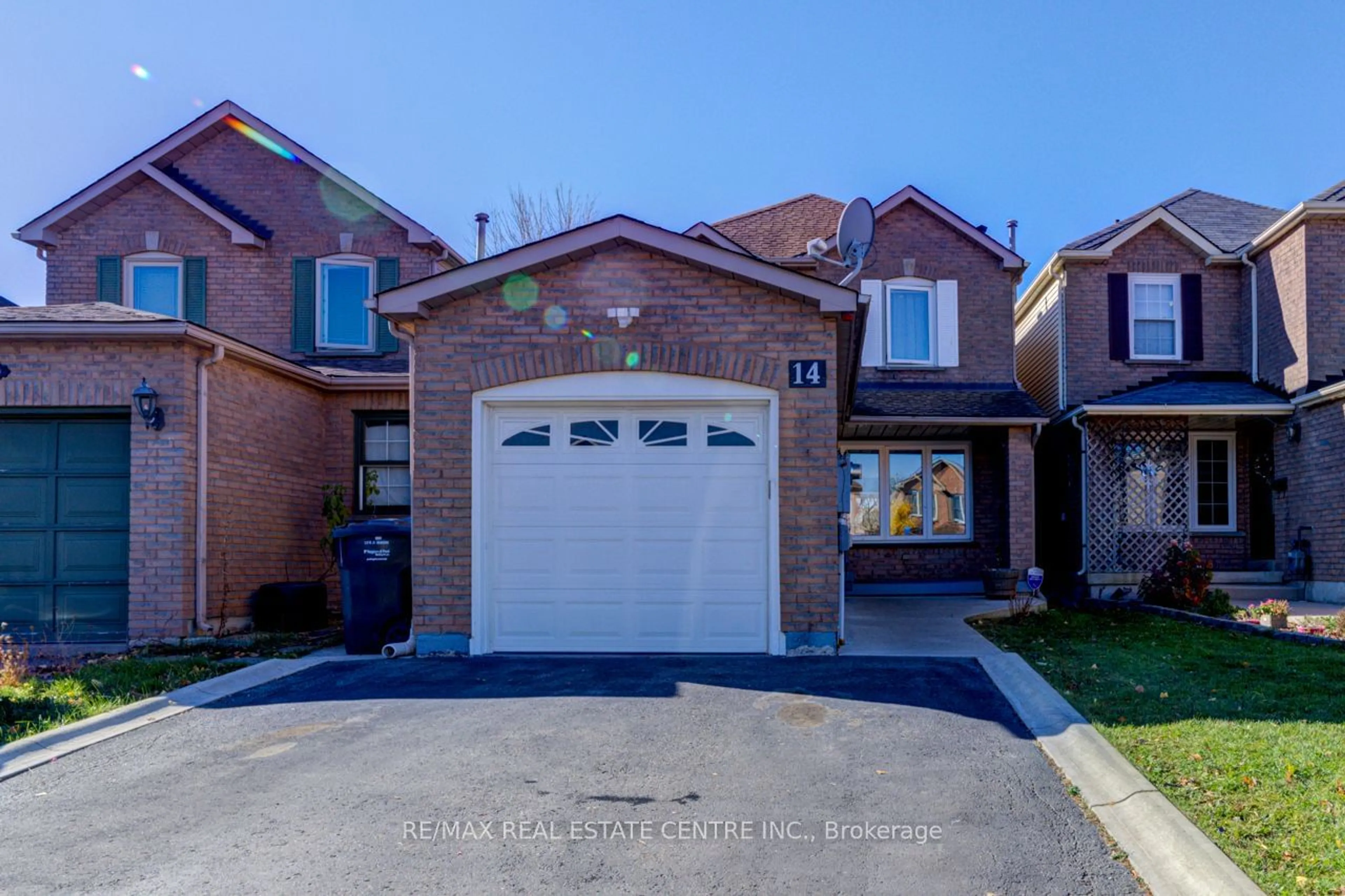 A pic from exterior of the house or condo, the street view for 14 Solway Ave, Brampton Ontario L6Z 4E3