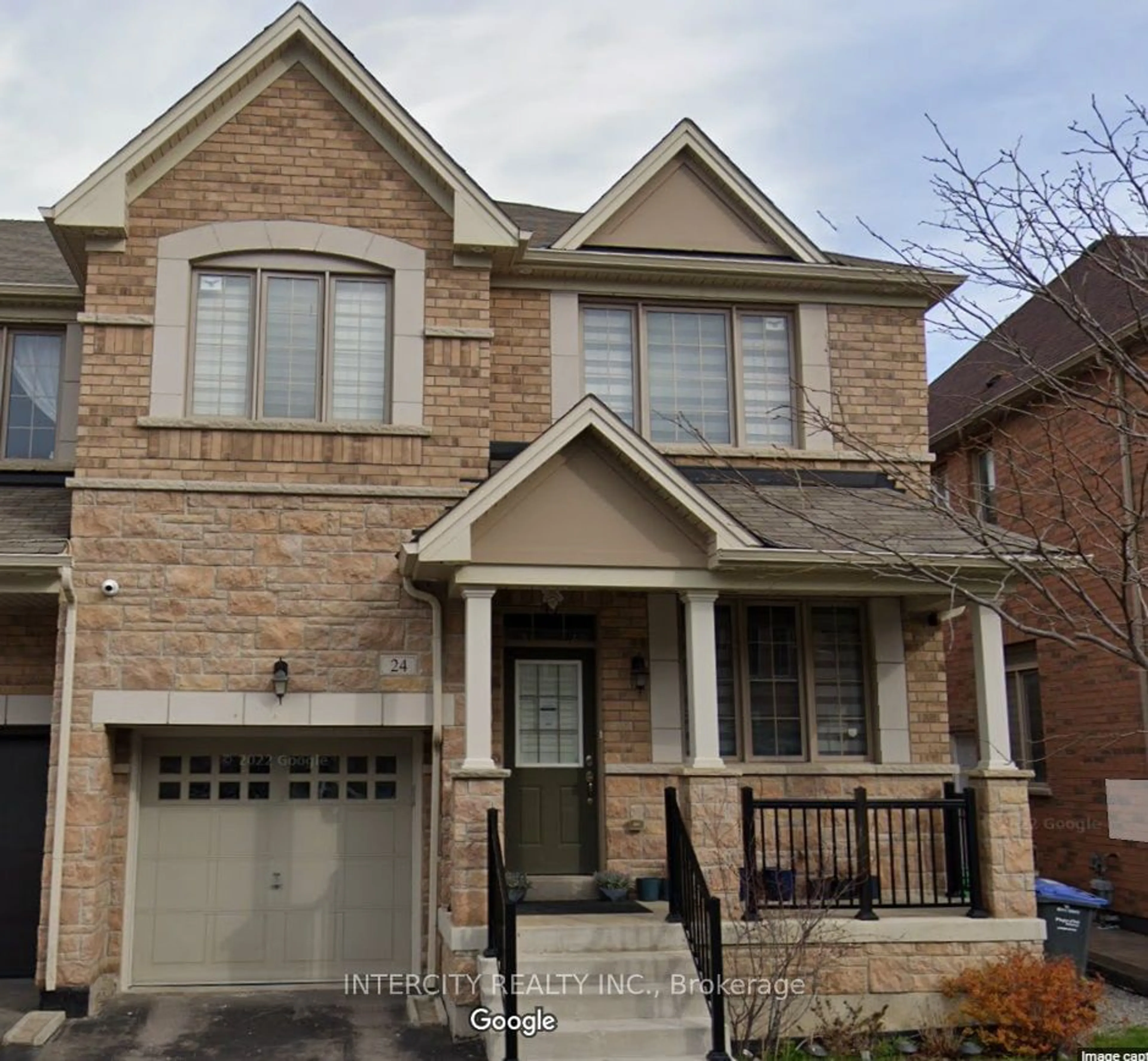 Home with brick exterior material for 24 Yellowknife Rd, Brampton Ontario L6R 0B3