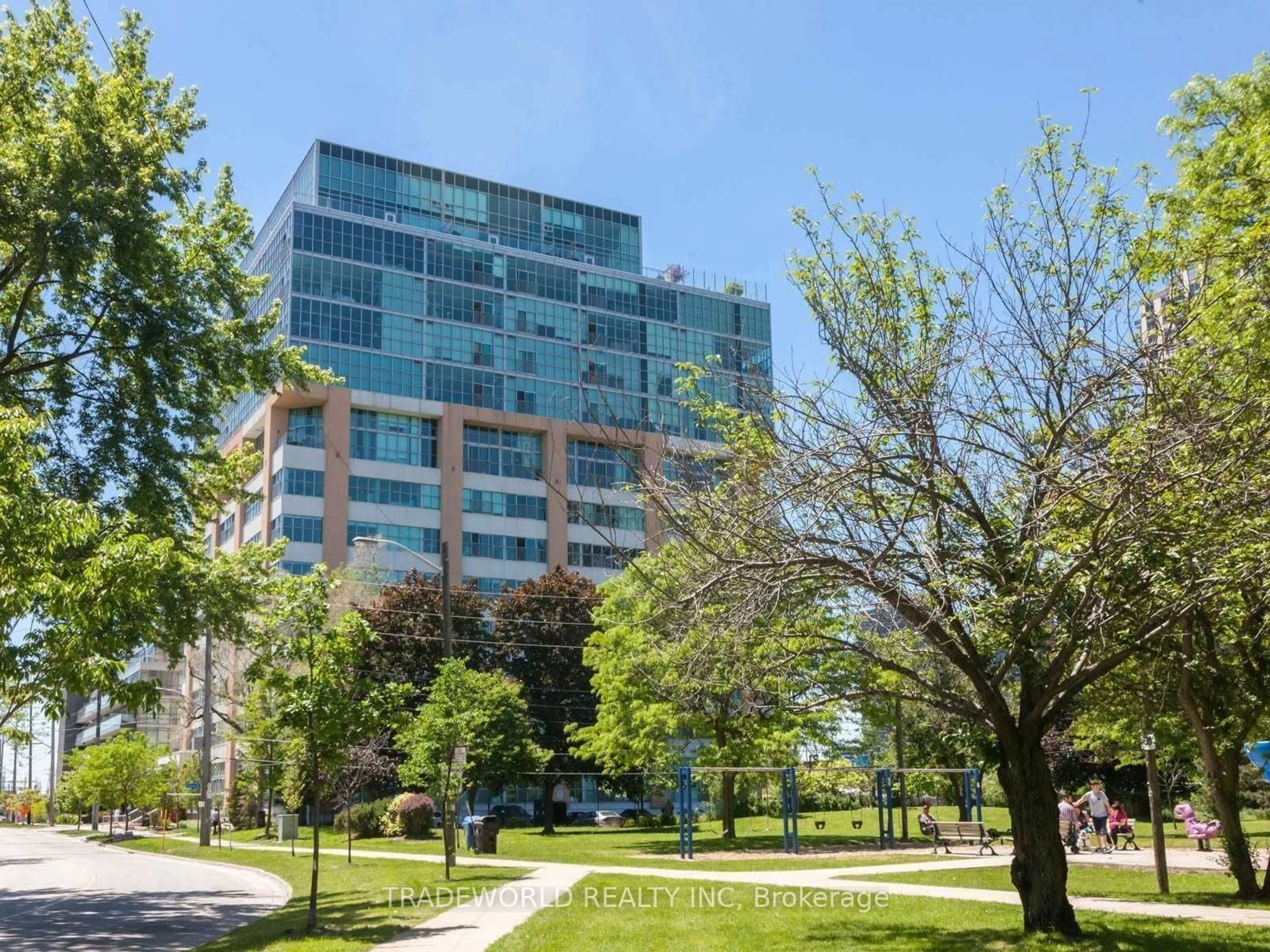 A pic from exterior of the house or condo, the front or back of building for 2 Fieldway Rd #311, Toronto Ontario M8Z 0B9