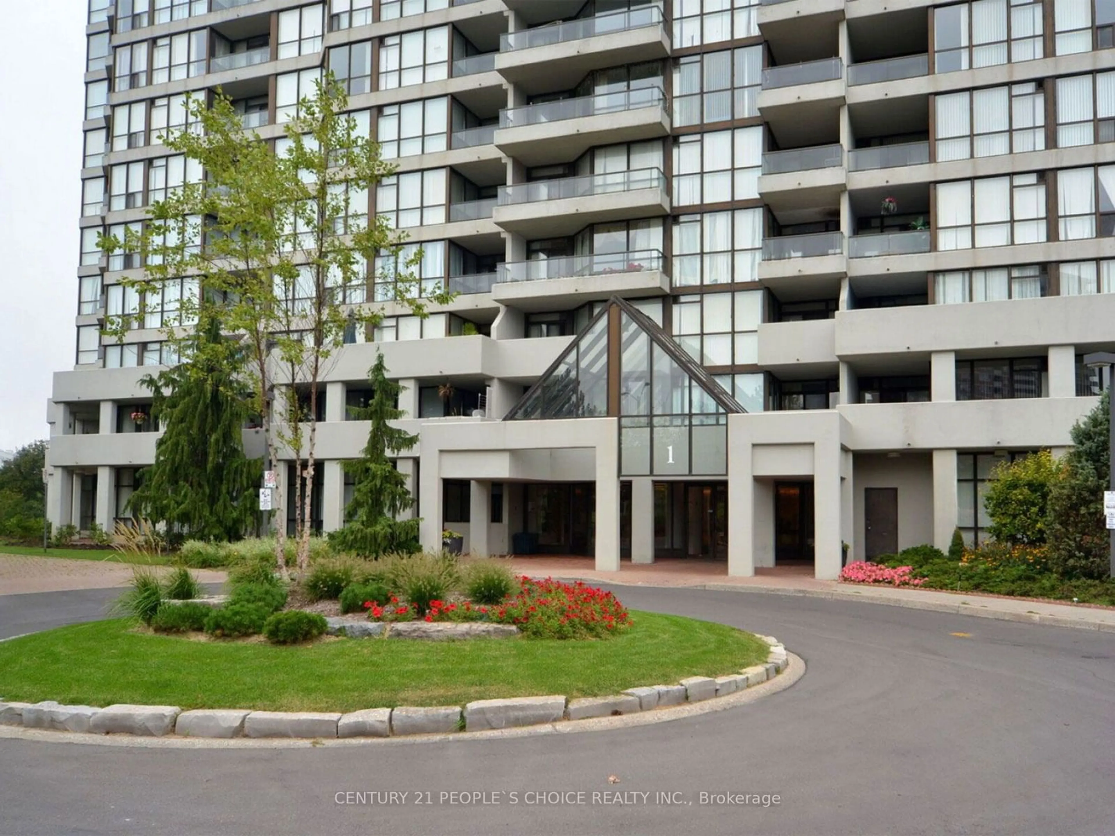 A pic from exterior of the house or condo, the front or back of building for 1 Rowntree Rd #214, Toronto Ontario M9V 5G7