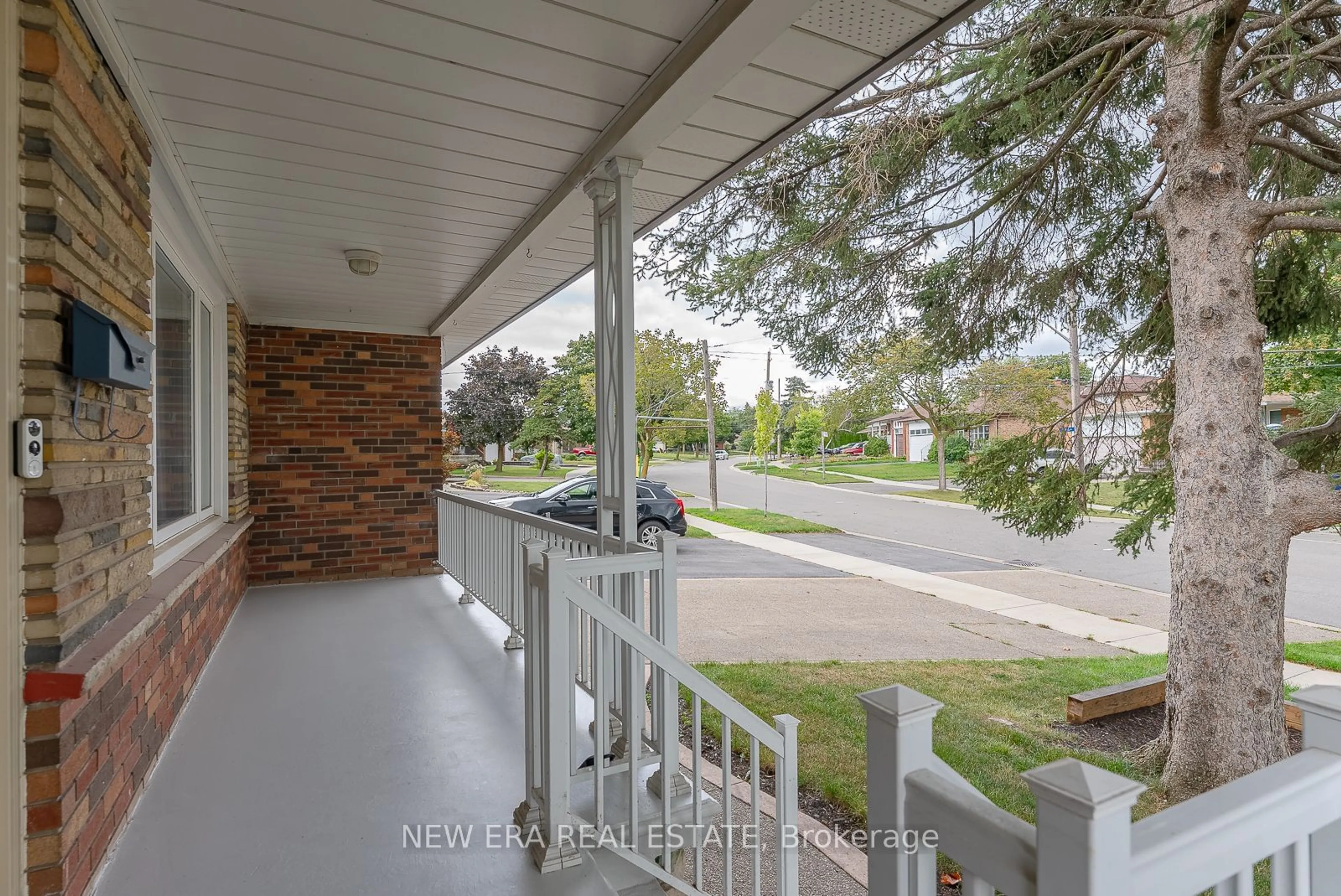 Patio, the street view for 18 West Wareside Rd, Toronto Ontario M9C 3J1