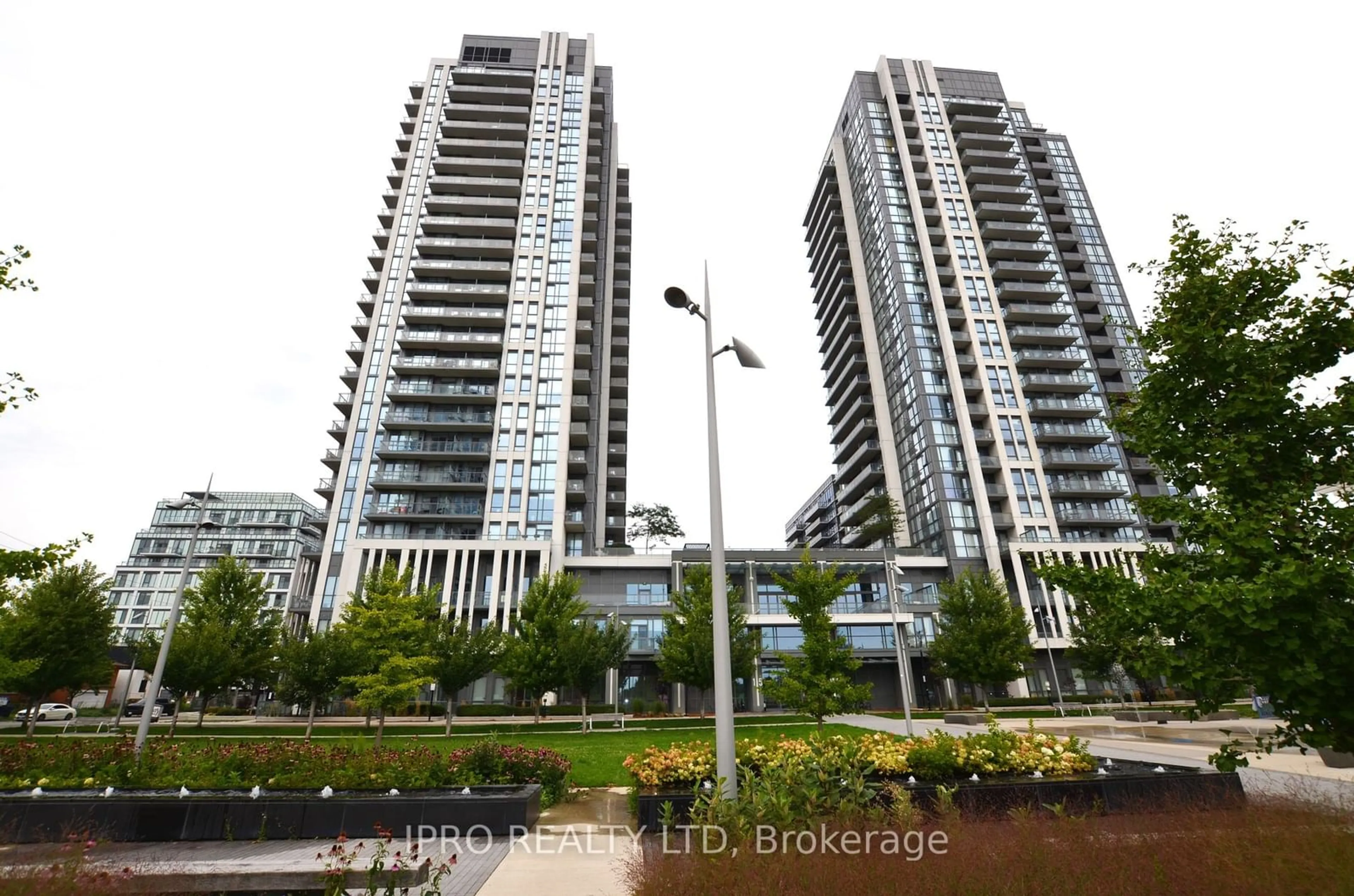 A pic from exterior of the house or condo, the view of city buildings for 15 zorra St #1302, Toronto Ontario M8Z 0C1