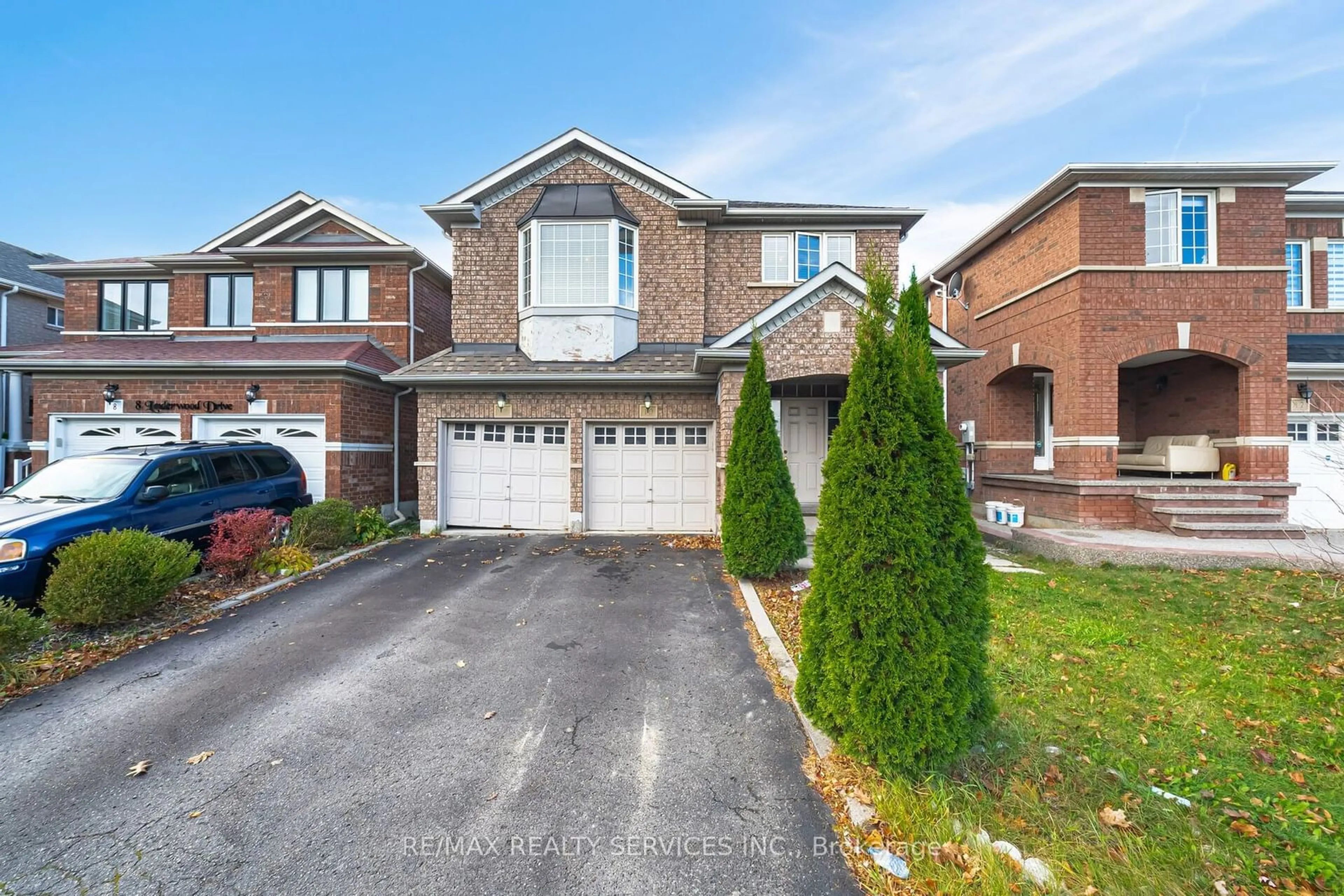 Frontside or backside of a home, the street view for 10 Linderwood Dr, Brampton Ontario L7A 1R7