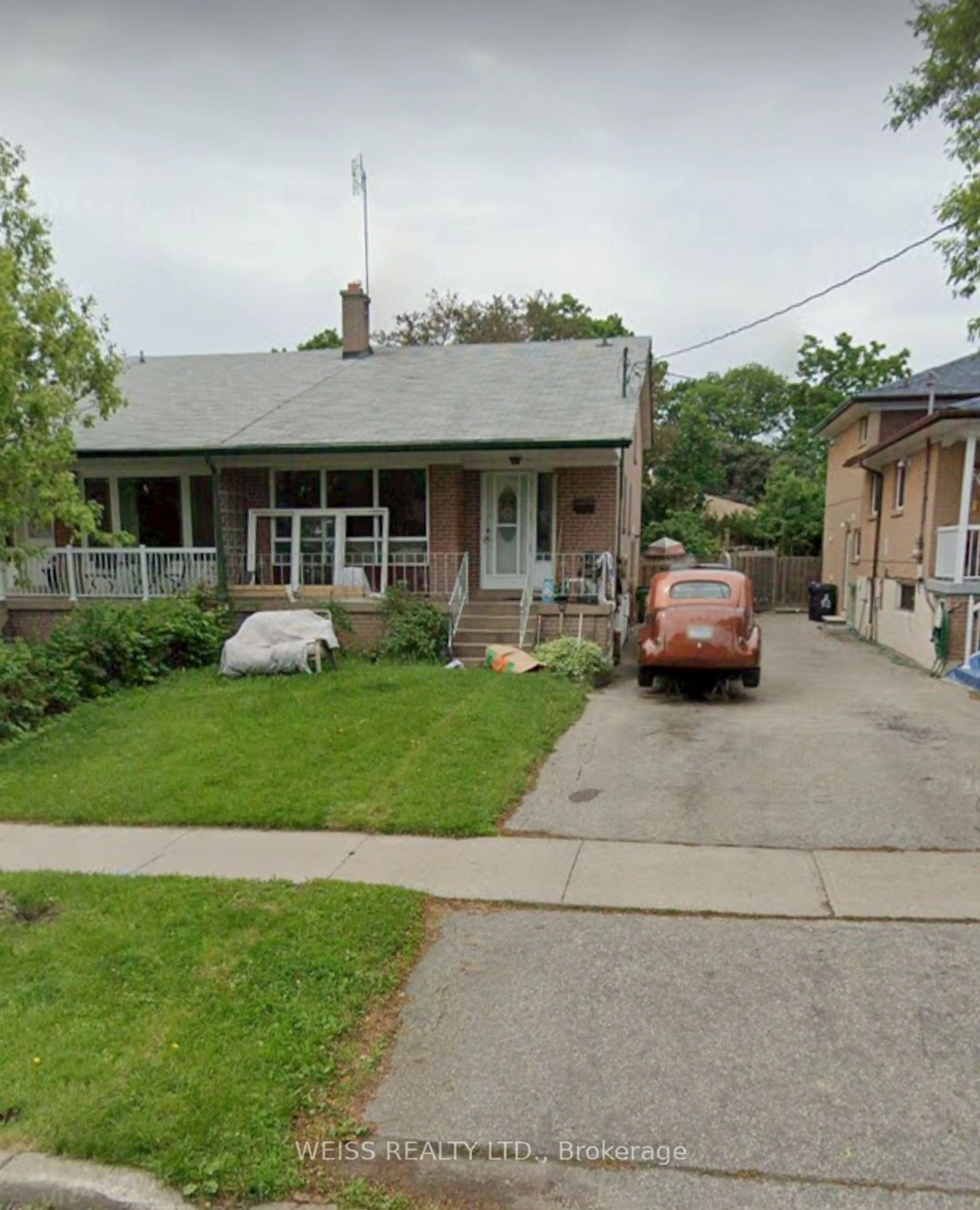 Frontside or backside of a home, the street view for 48 Clayhall Cres, Toronto Ontario M3J 1W6