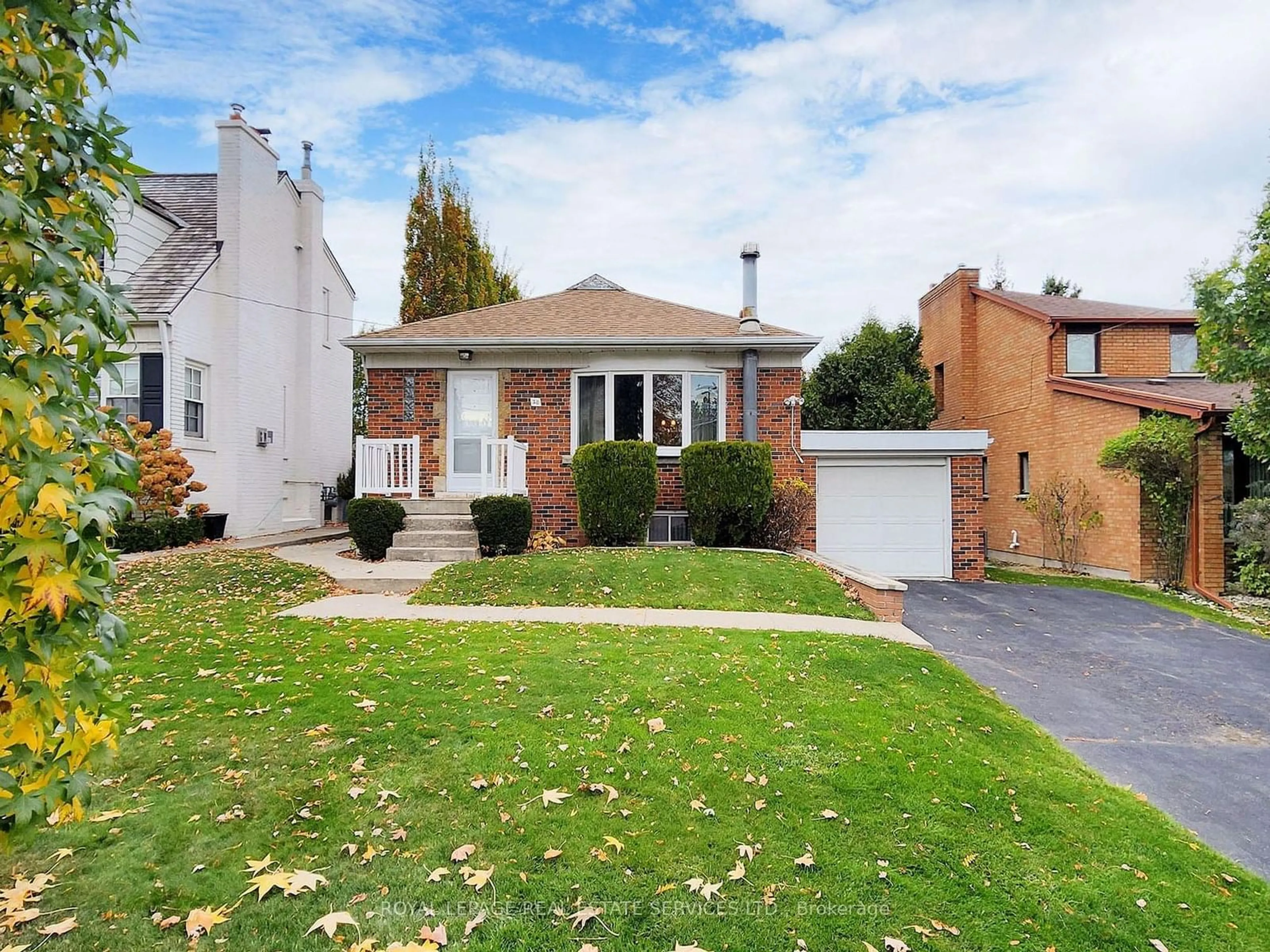 Frontside or backside of a home, the street view for 20 Braecrest Ave, Toronto Ontario M9P 1Z4