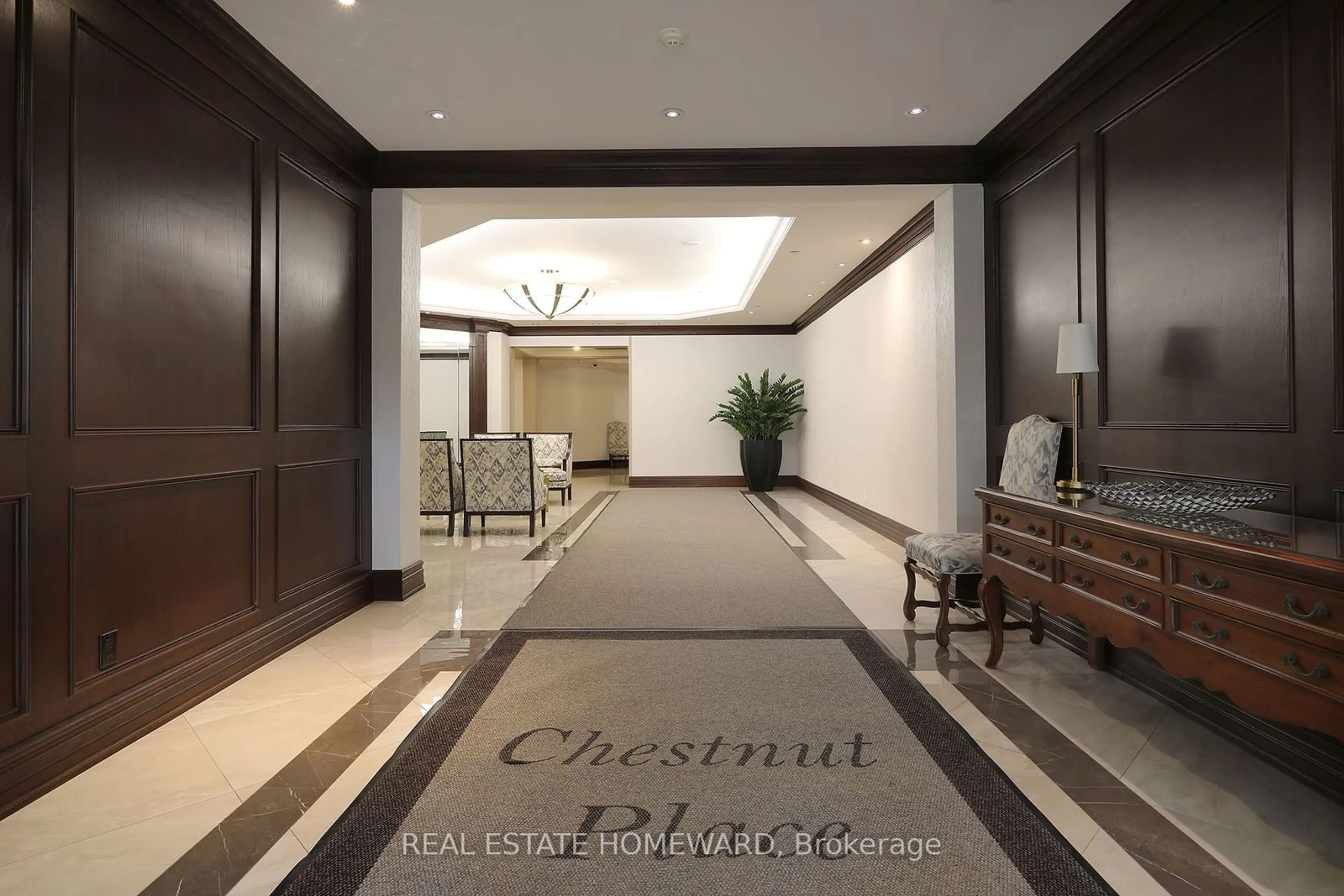 Indoor foyer, ceramic floors for 350 Mill Rd #306, Toronto Ontario M9C 5R7