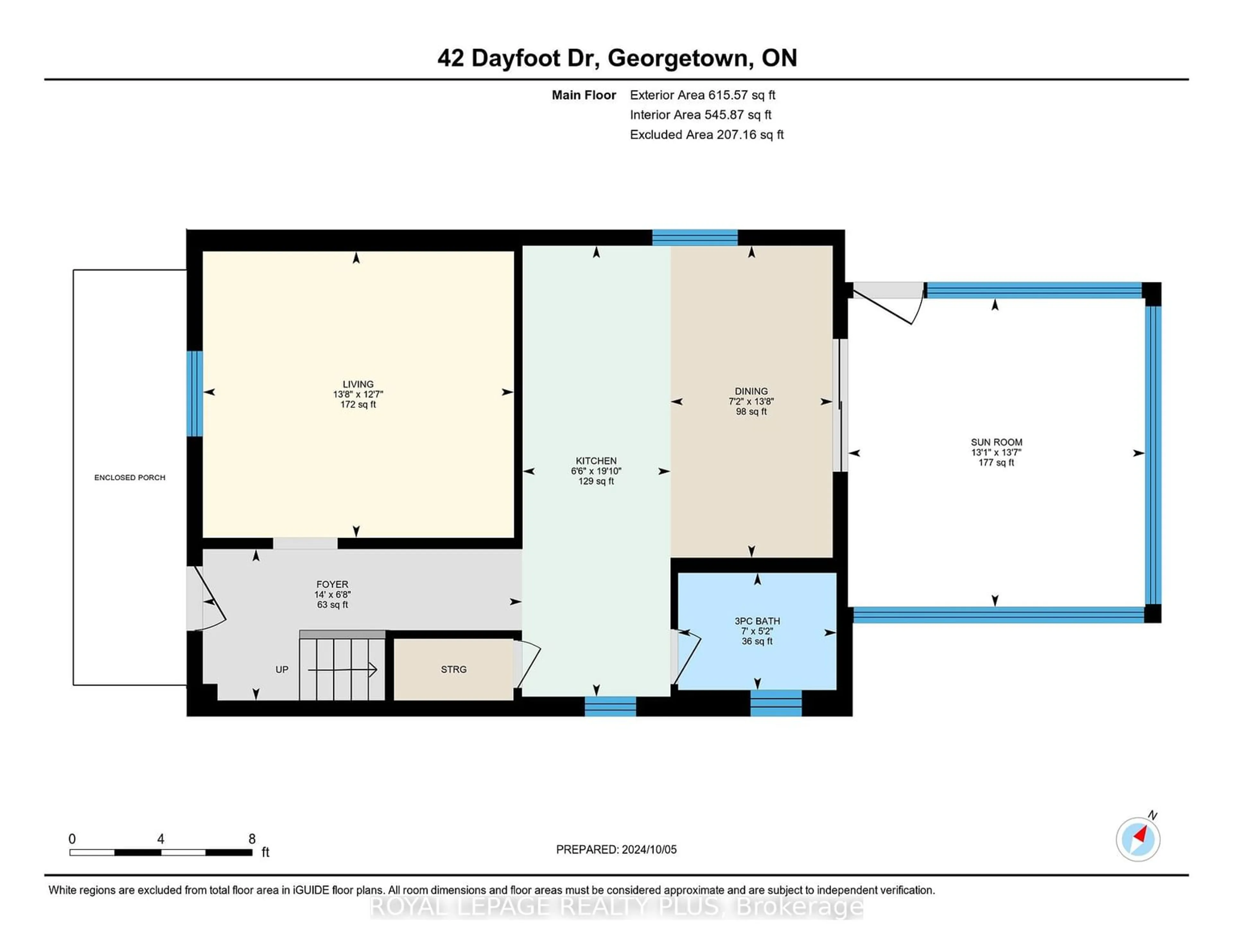 Floor plan for 42 Dayfoot Dr, Halton Hills Ontario L7G 2L1