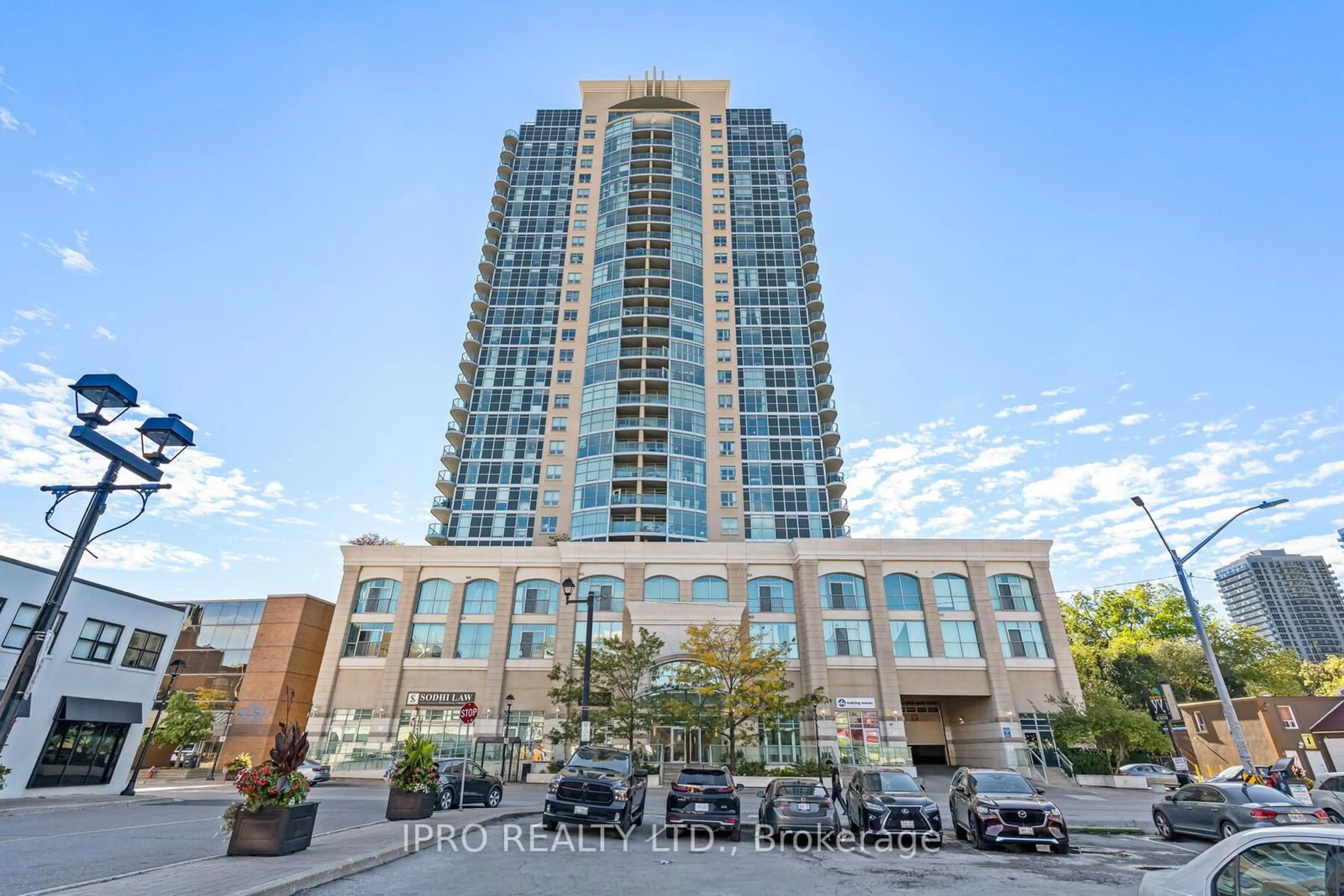 A pic from exterior of the house or condo, the front or back of building for 9 George St #1903, Brampton Ontario L6X 0T6