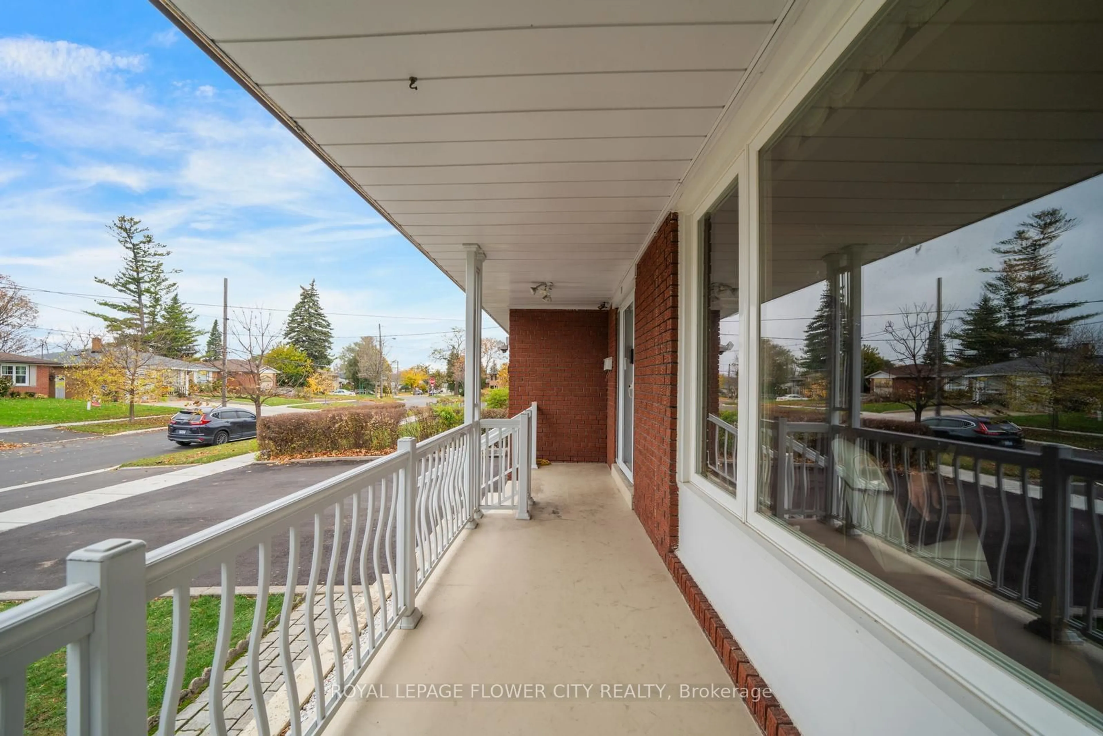 Patio, the street view for 39 Stanwood Cres, Toronto Ontario M9M 2A2