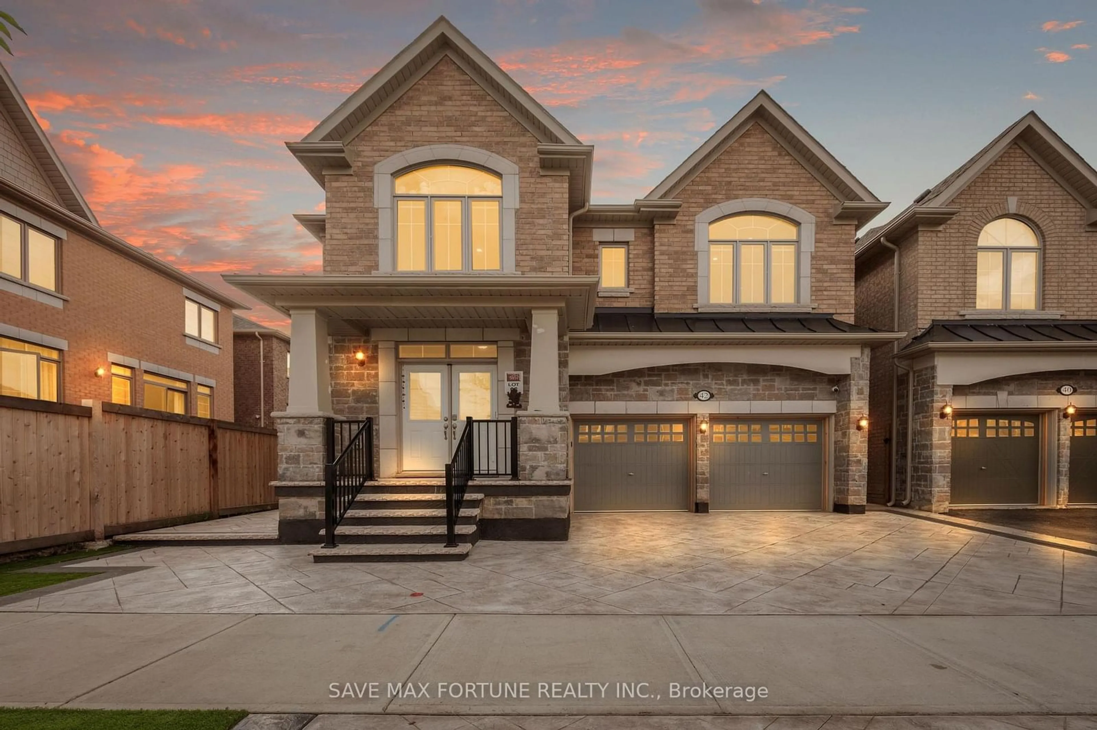 Frontside or backside of a home, the street view for 42 Kambalda Rd, Brampton Ontario L7A 5J3