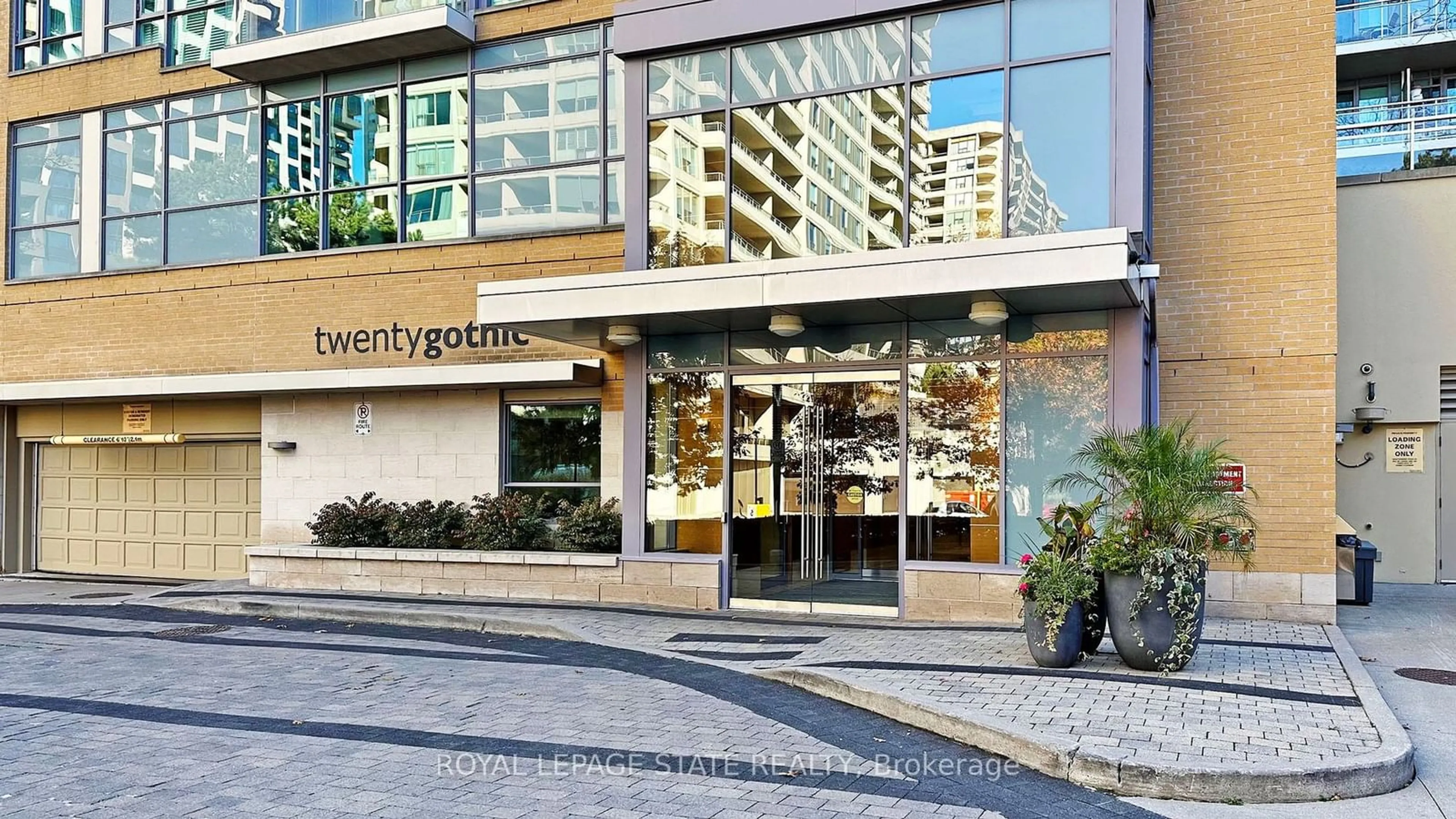 A pic from exterior of the house or condo, the front or back of building for 20 Gothic Ave #702, Toronto Ontario M6P 1T5