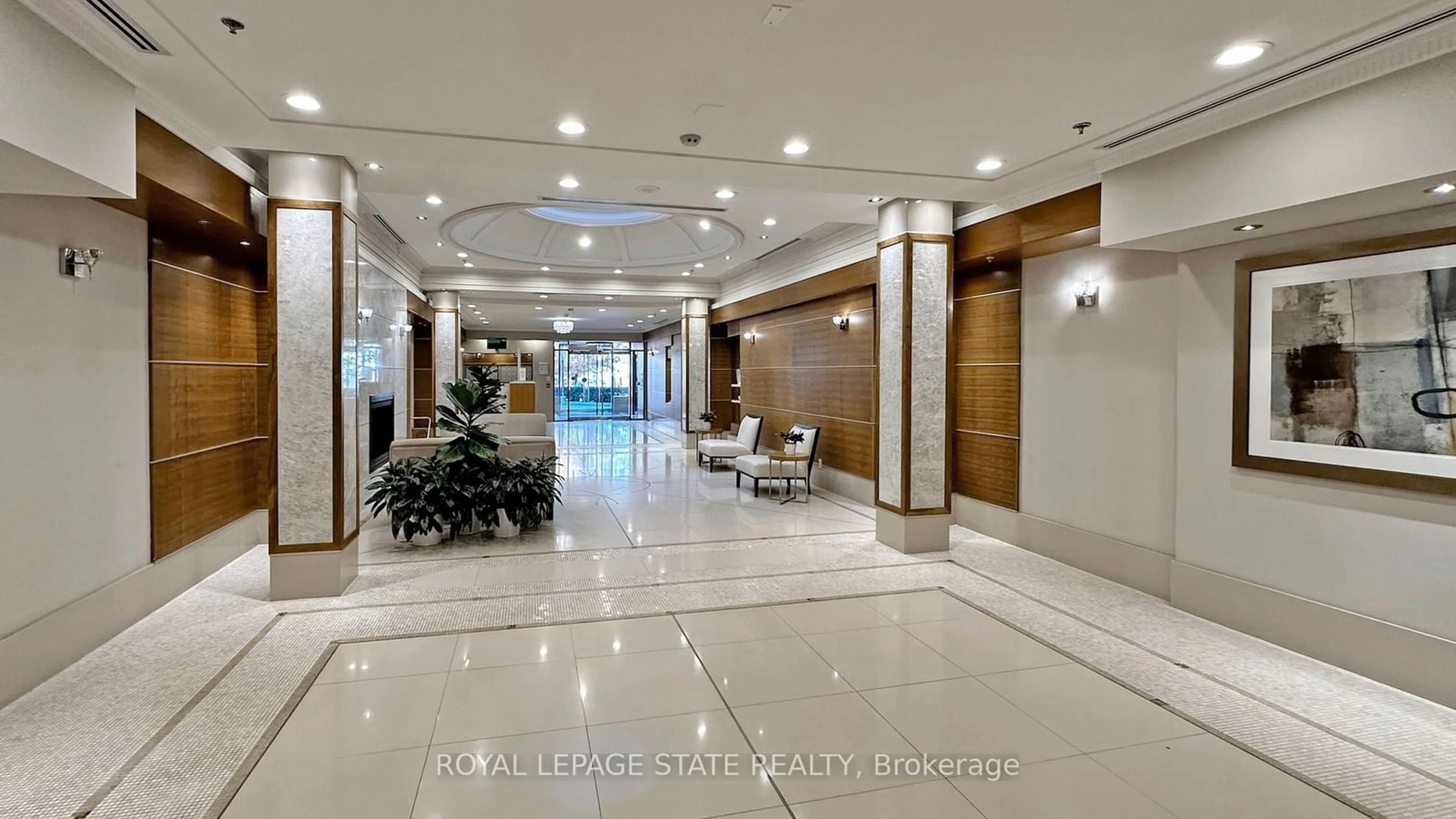 Indoor lobby, ceramic floors for 20 Gothic Ave #702, Toronto Ontario M6P 1T5