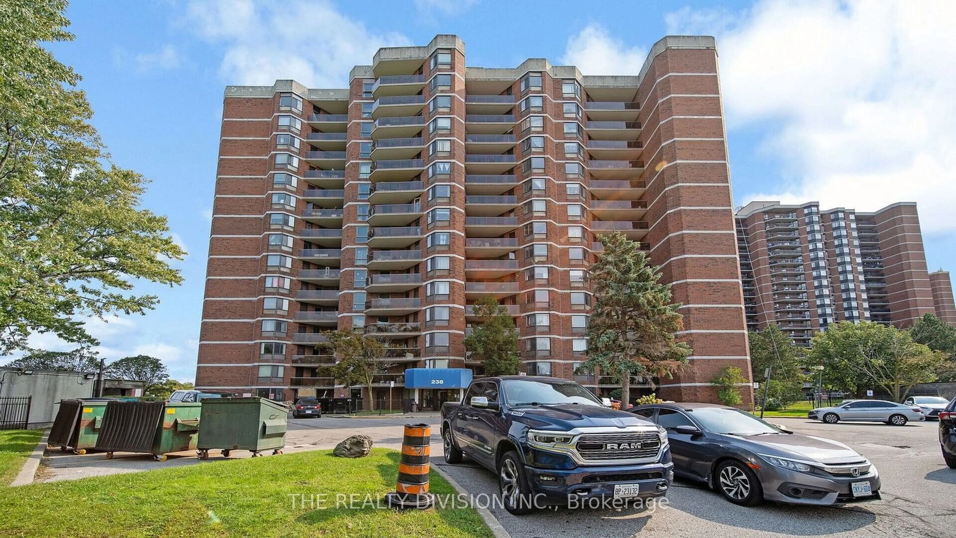 A pic from exterior of the house or condo, the front or back of building for 238 Albion Rd #703, Toronto Ontario M9W 6A7