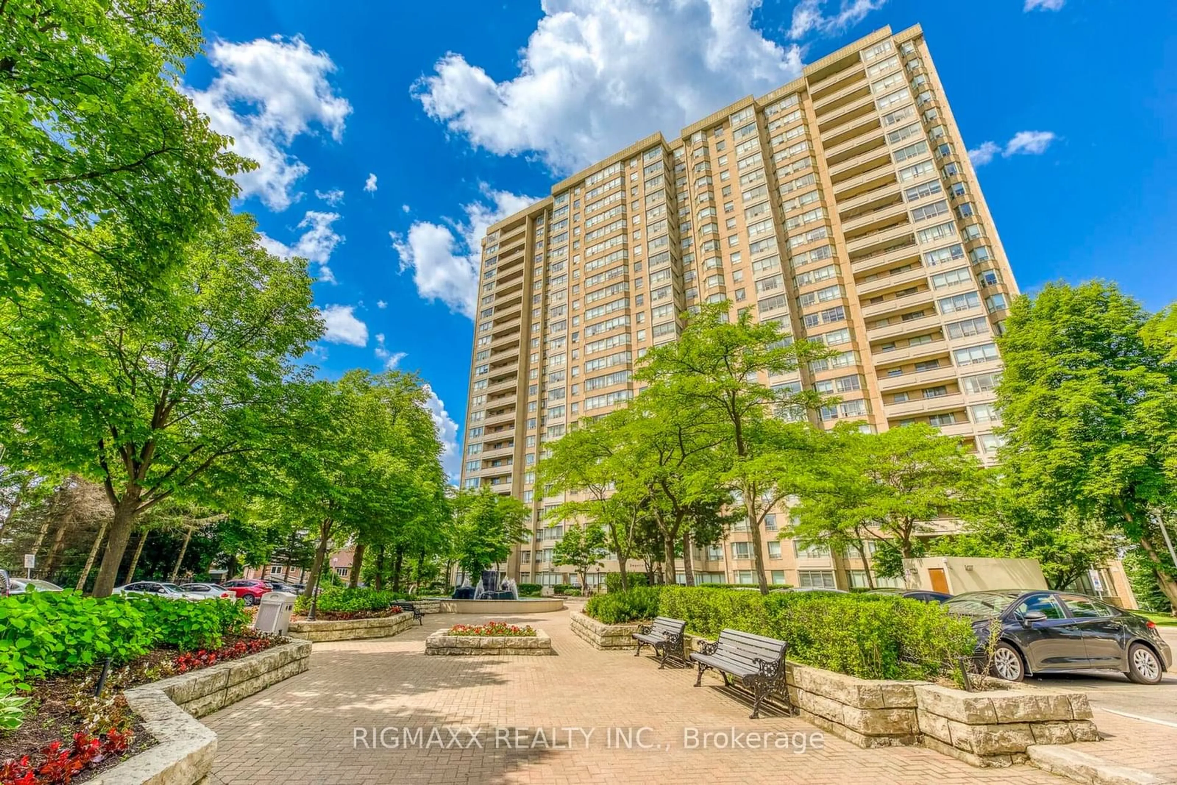 A pic from exterior of the house or condo, the street view for 30 Malta Ave #1208, Brampton Ontario L6Y 4S5