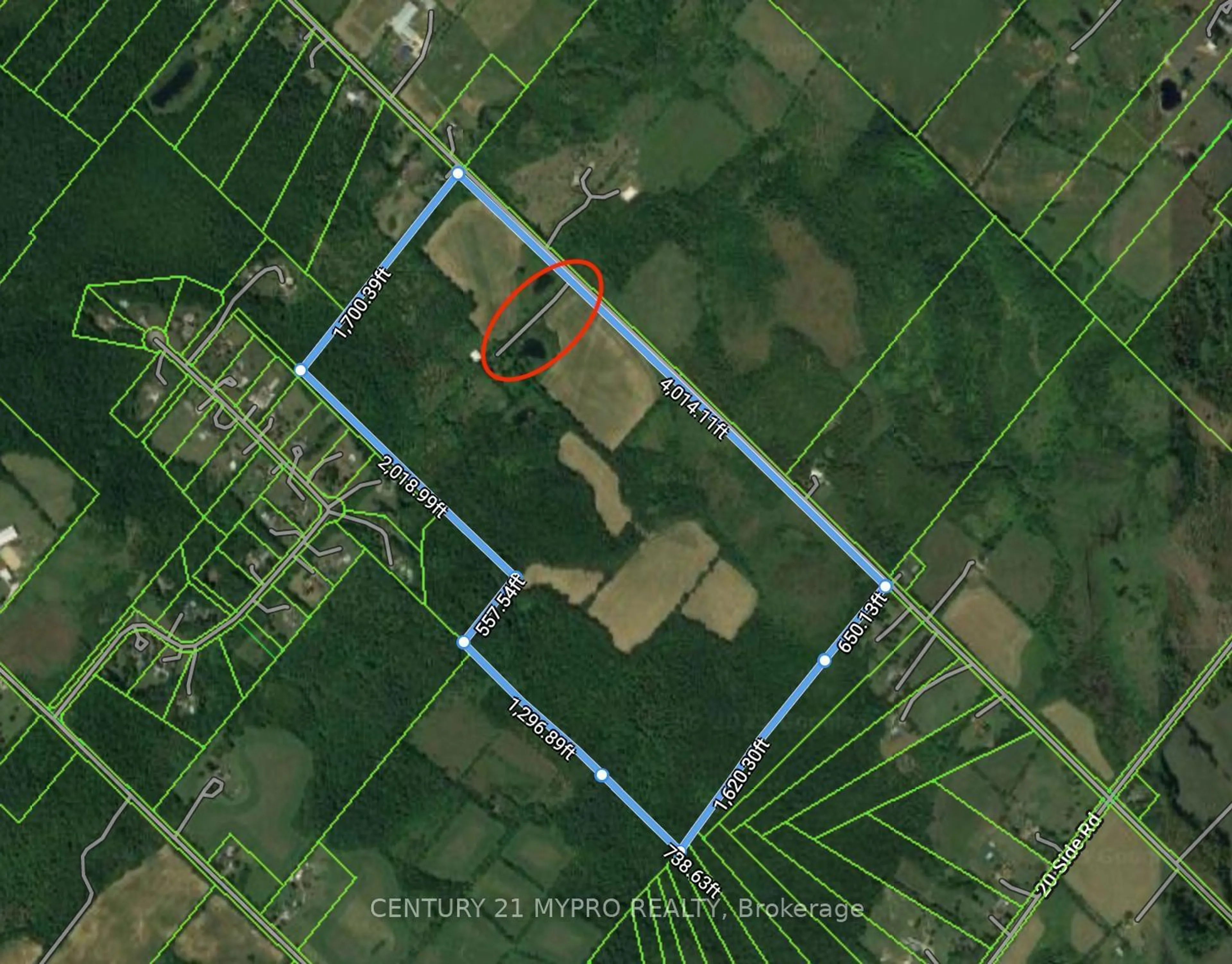 Picture of a map for 12382 Fifth Line, Milton Ontario N0B 2K0