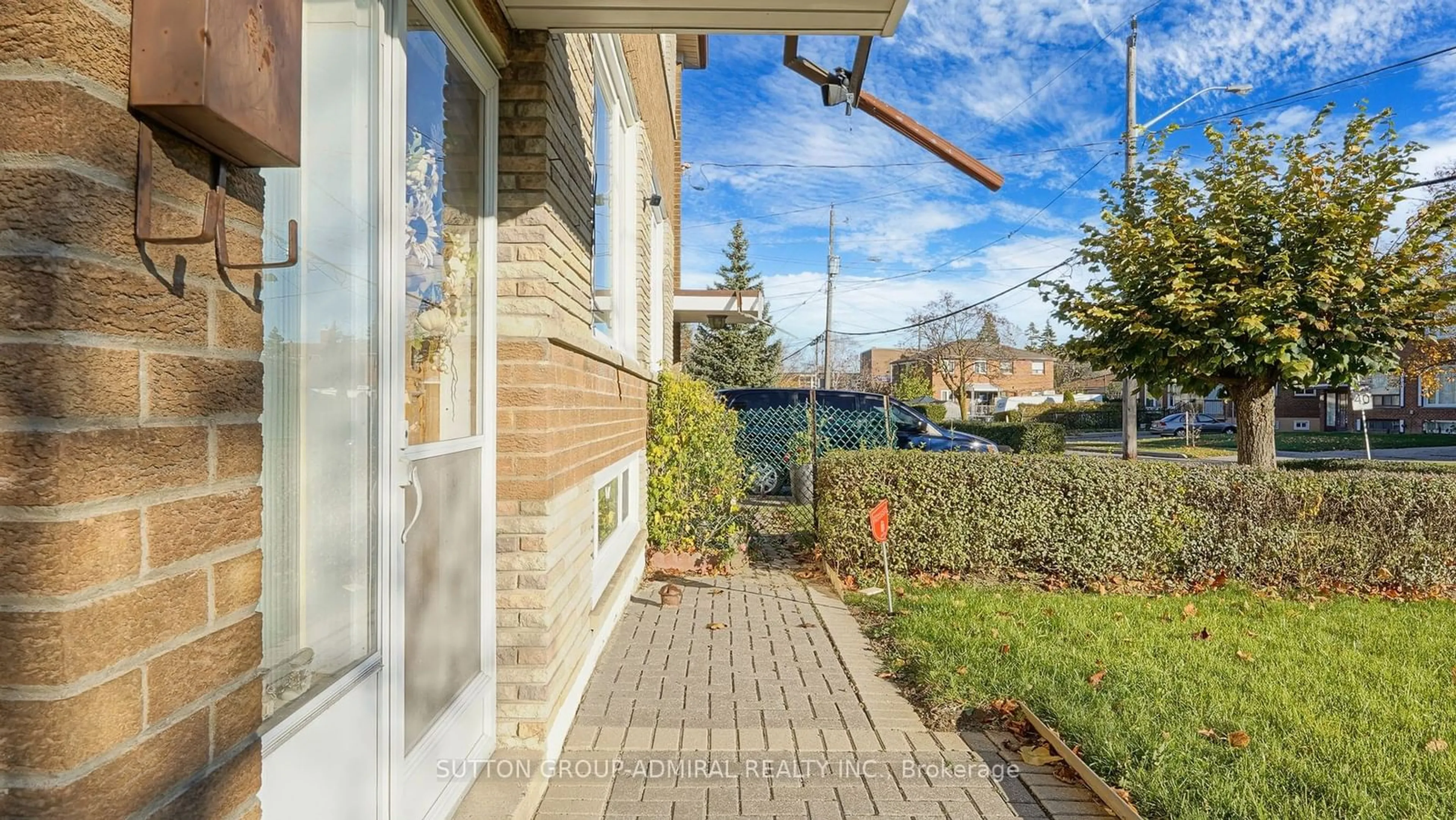 Patio, the street view for 48 Dubray Ave, Toronto Ontario M3K 1V5