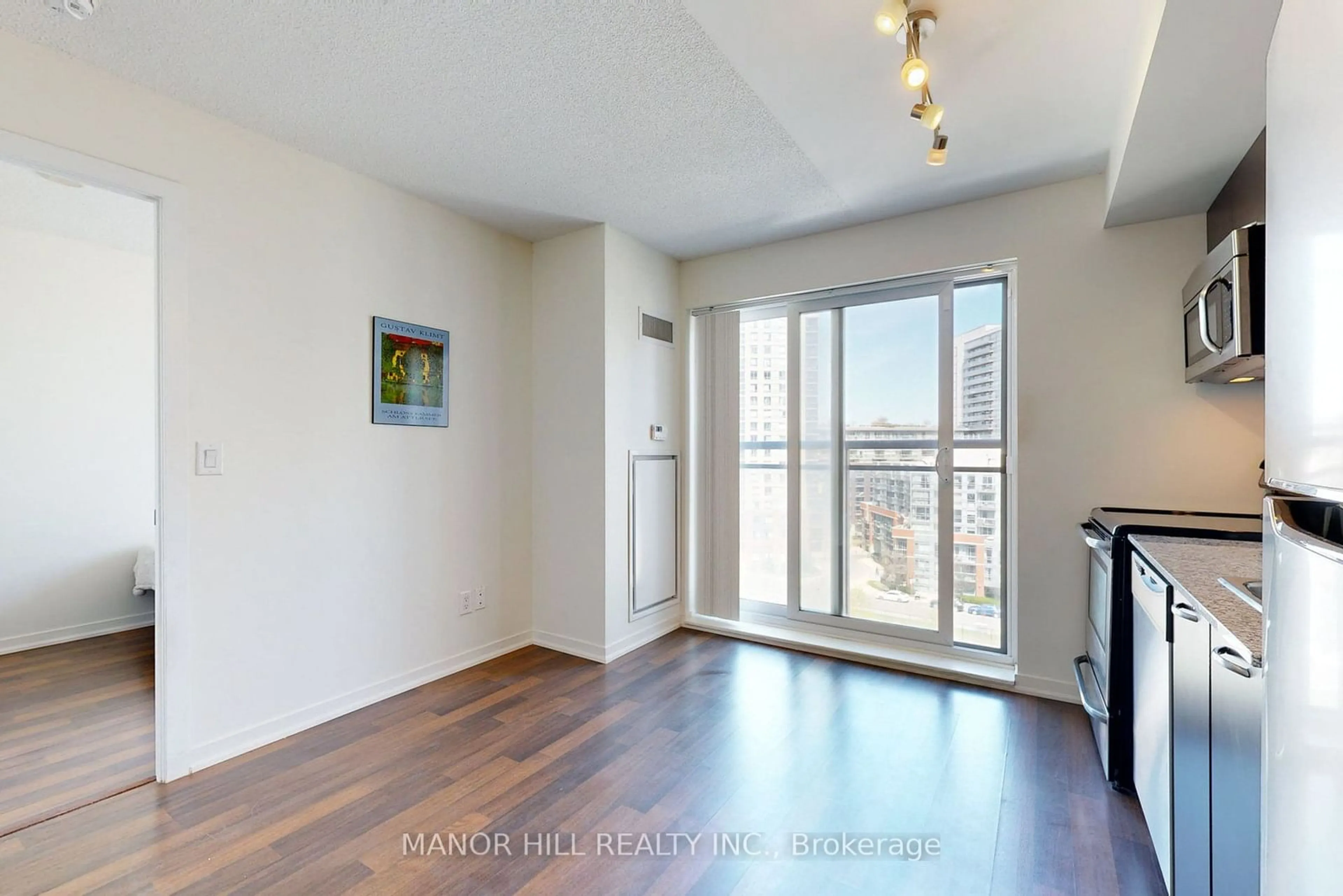 A pic of a room, wood floors for 38 Joe Shuster Way #919, Toronto Ontario M6K 0A5