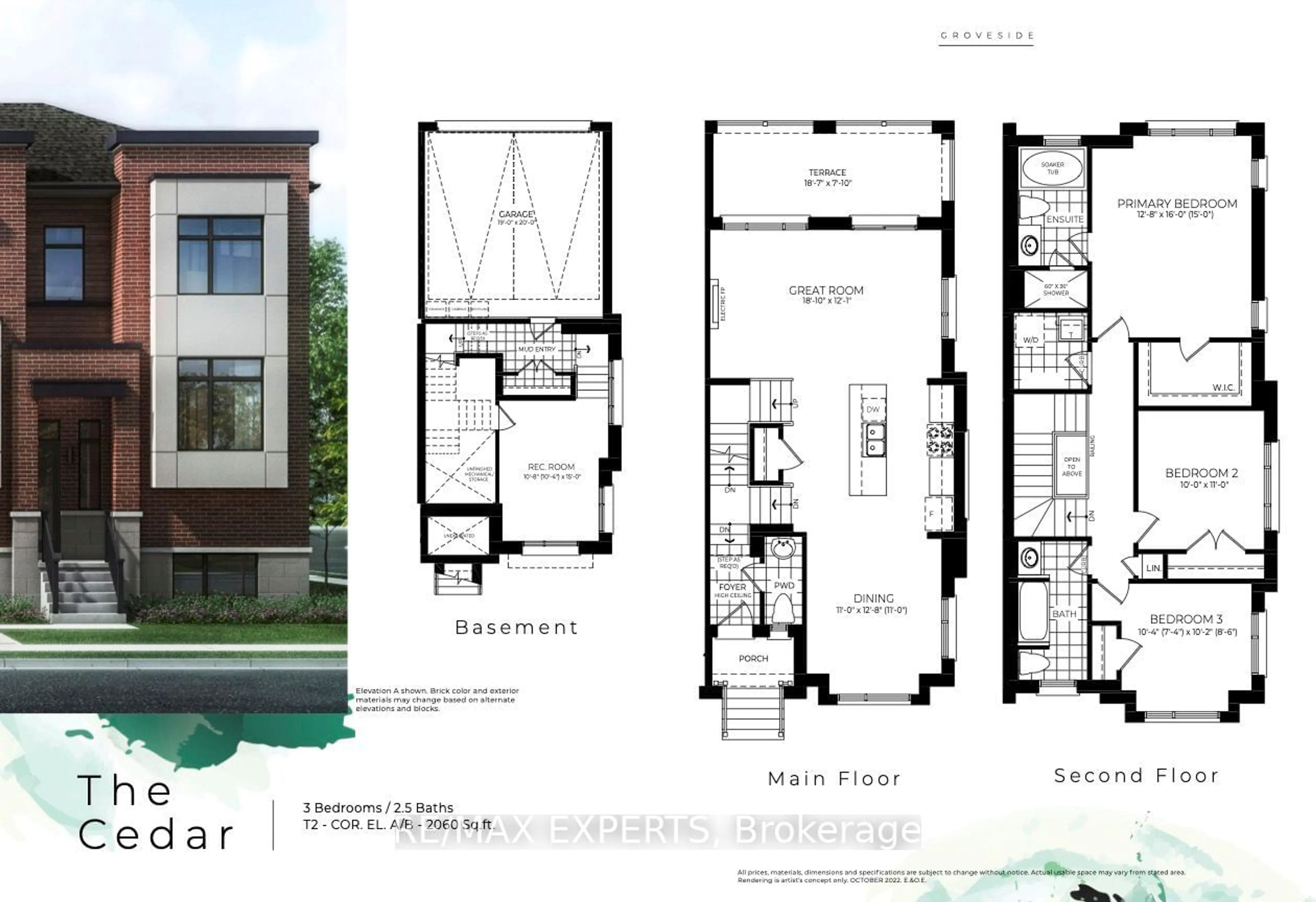 Floor plan for 12180 Hurontario St #4, Brampton Ontario L7A 1E6