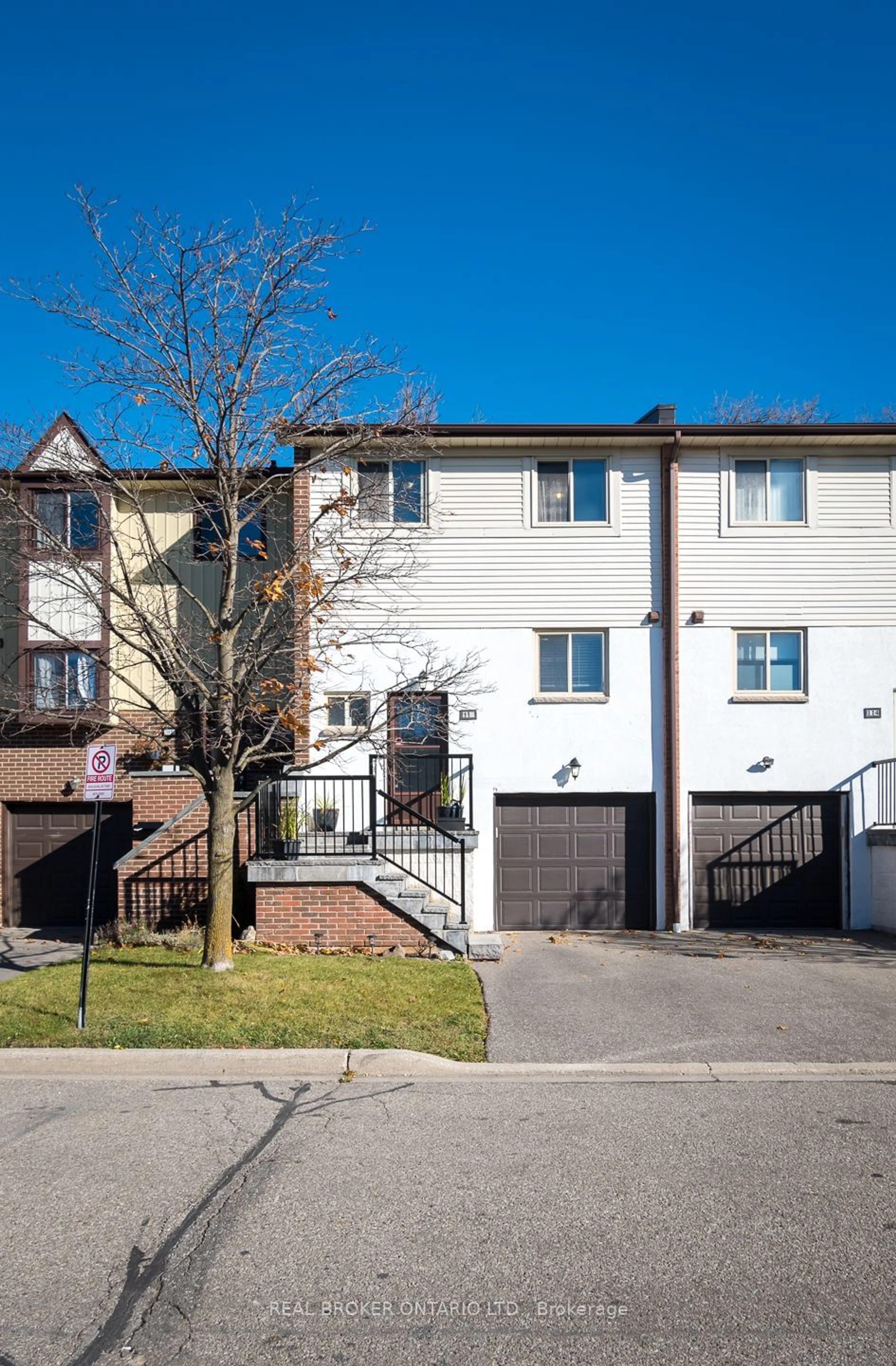 A pic from exterior of the house or condo, the fenced backyard for 116 Baronwood Crt #116, Brampton Ontario L6V 3H7