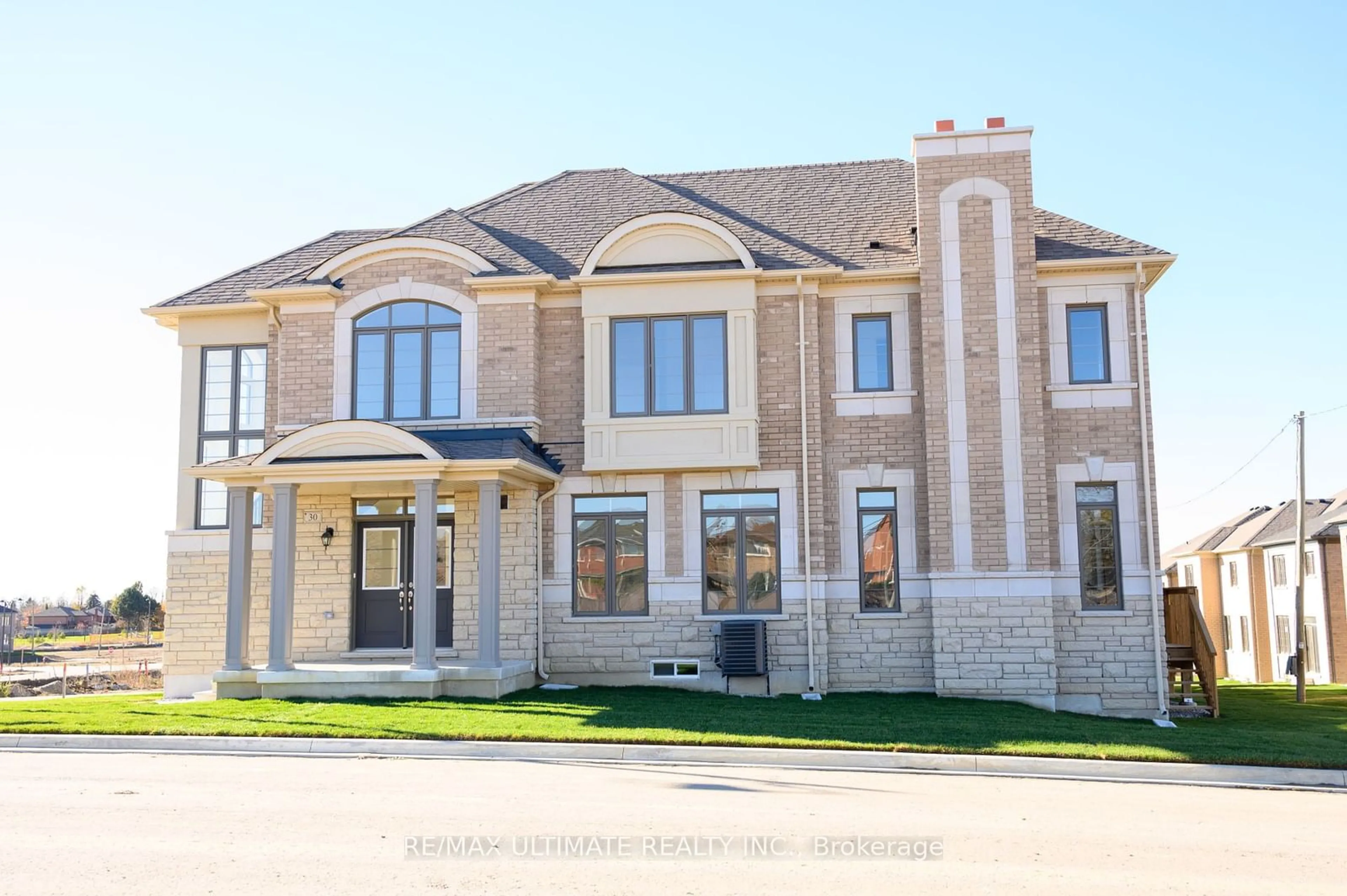 Home with brick exterior material for 30 Sapwood Cres, Brampton Ontario L6Z 0K7