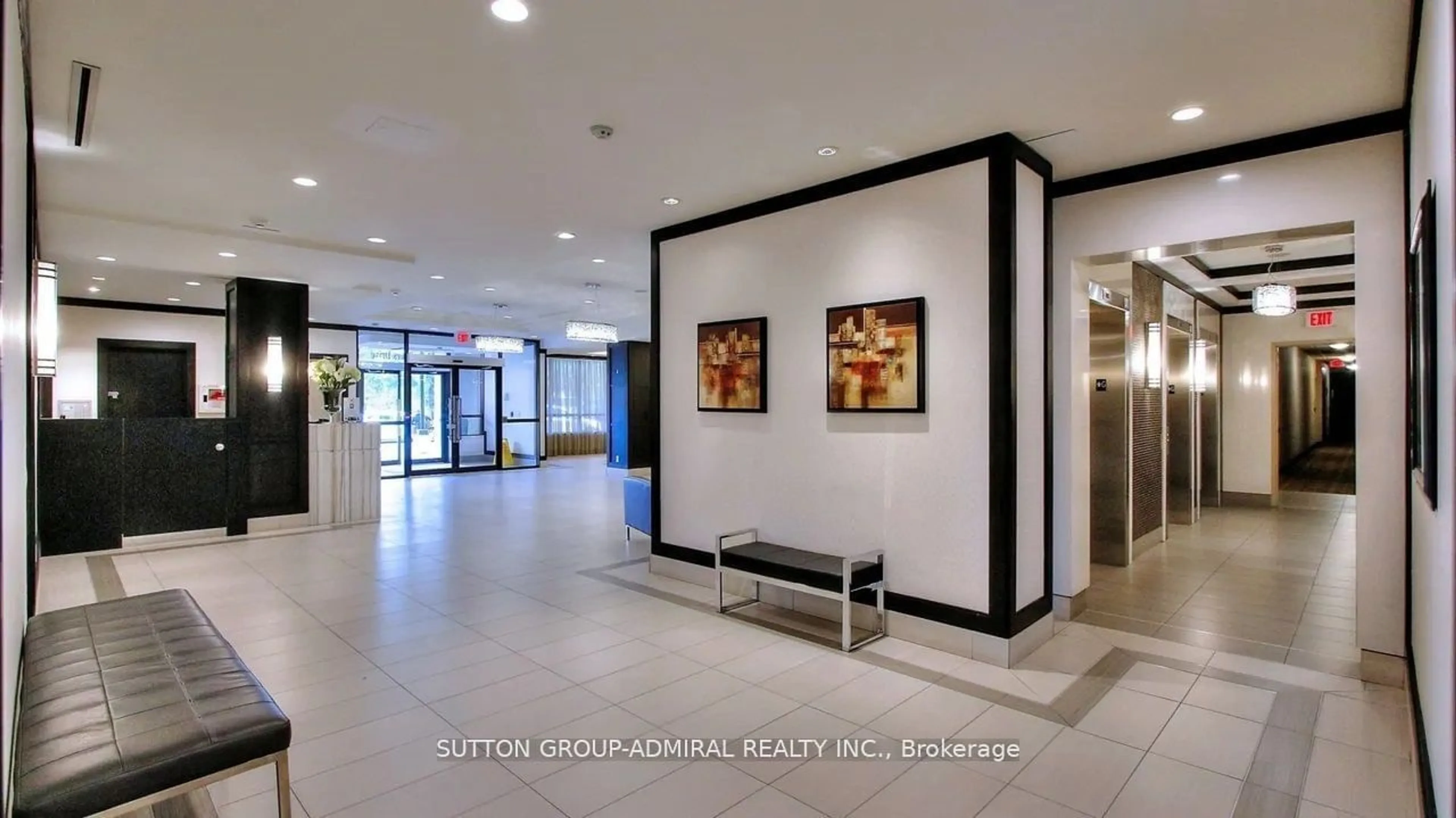 Indoor foyer, ceramic floors for 55 De Boers Dr #703, Toronto Ontario M3J 0G5