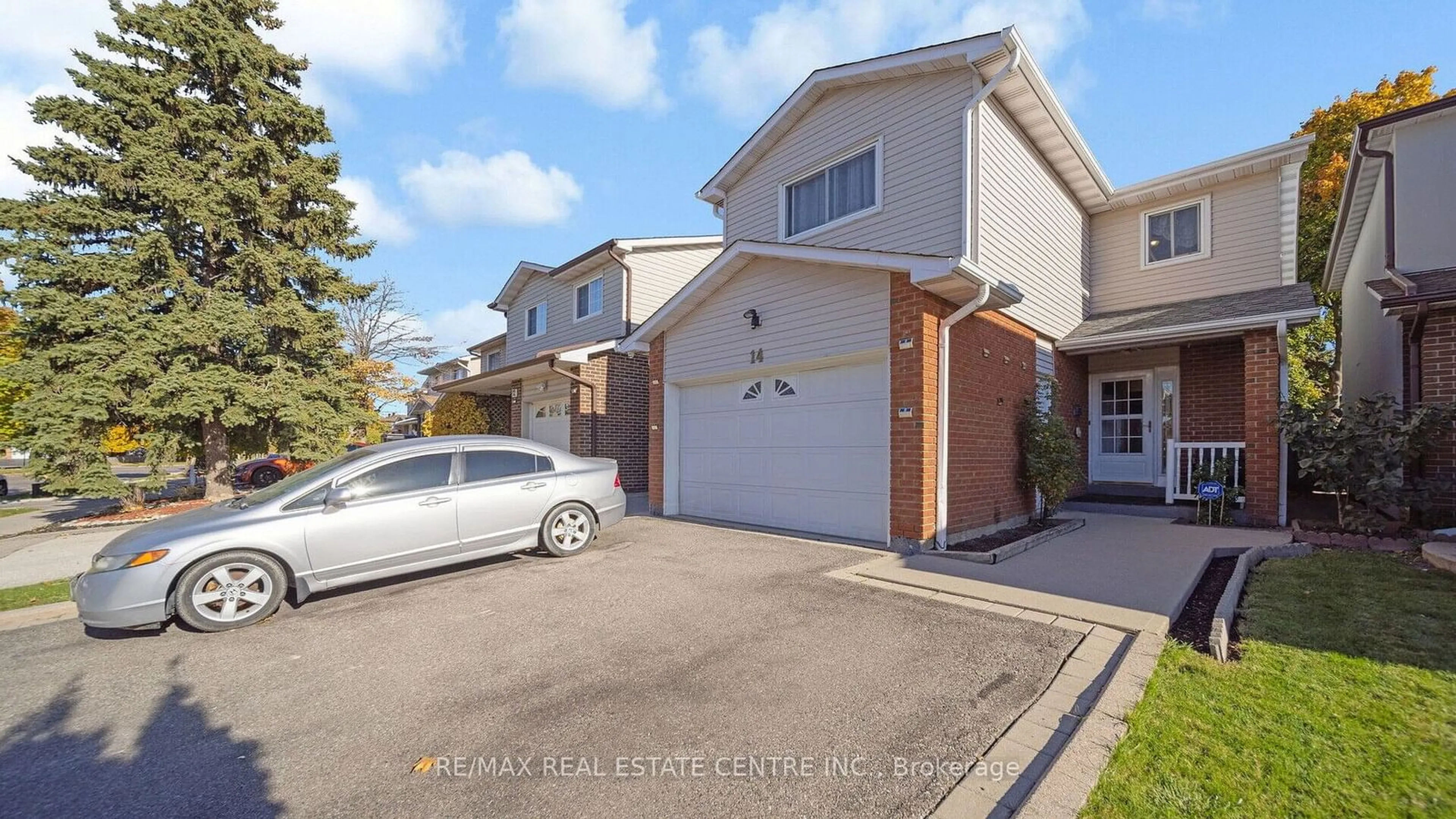 A pic from exterior of the house or condo, the street view for 14 Simmons Blvd, Brampton Ontario L6V 3V5