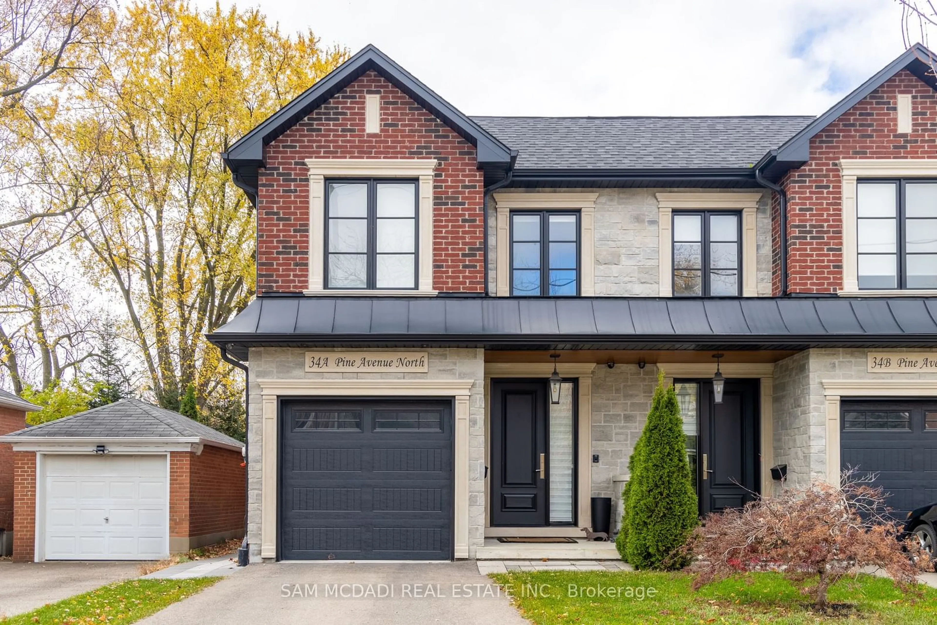 Home with brick exterior material for 34A Pine Ave, Mississauga Ontario L5H 2P8