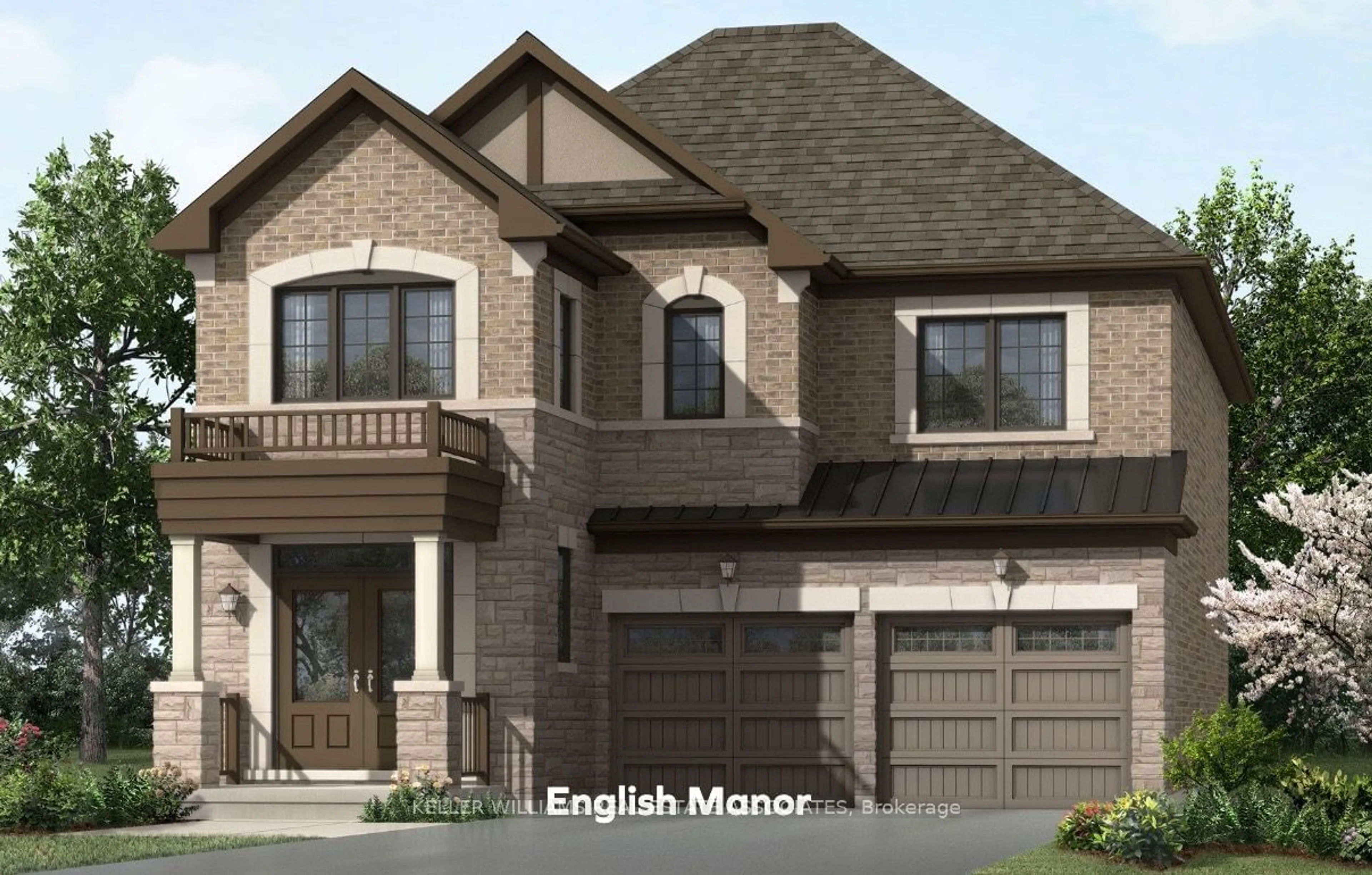 Home with brick exterior material for 48 Aster Woods Dr, Caledon Ontario L7C 4N8