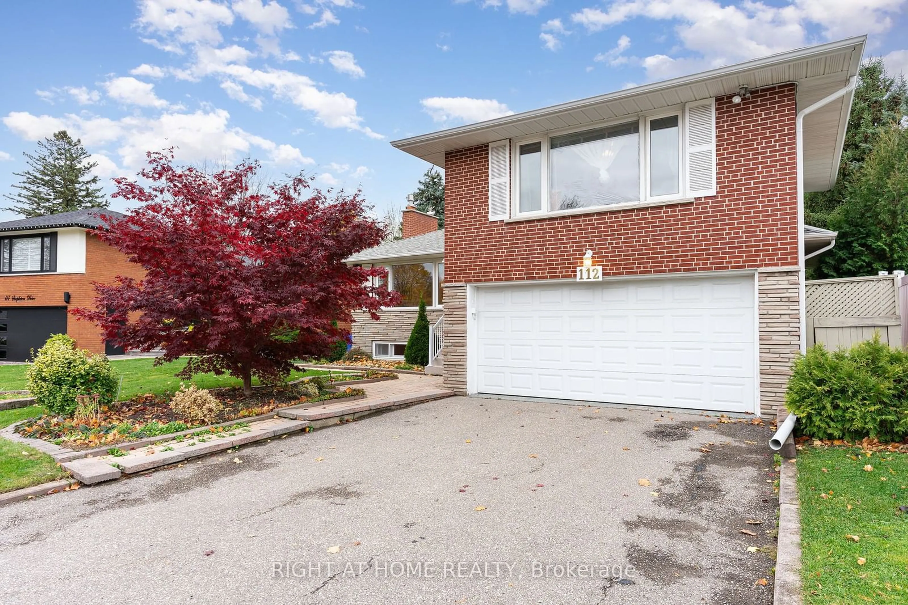 Home with brick exterior material for 112 Stapleton Dr, Toronto Ontario M9R 3A8