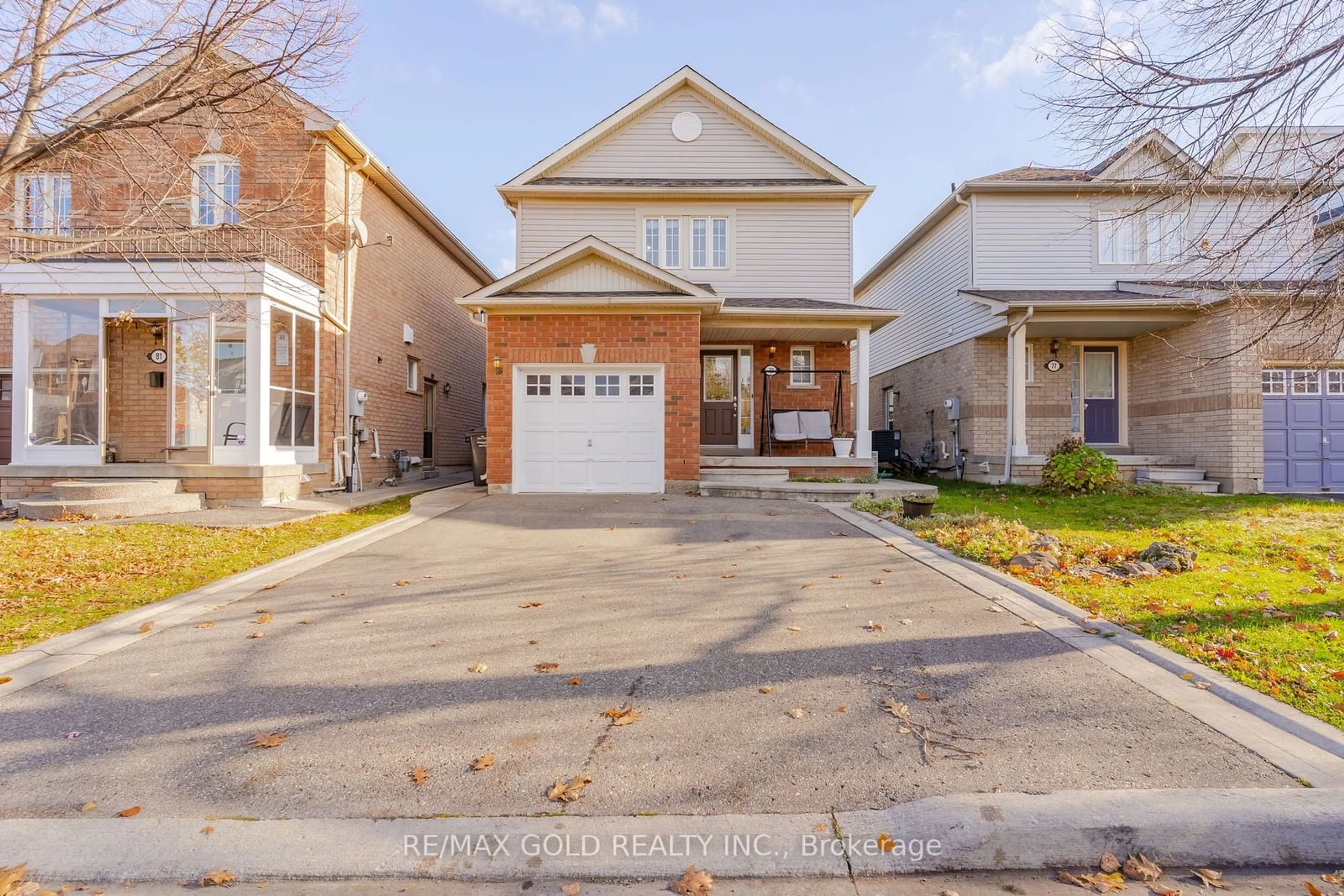 Frontside or backside of a home, the street view for 79 Ridgemore Cres, Brampton Ontario L7A 2L5